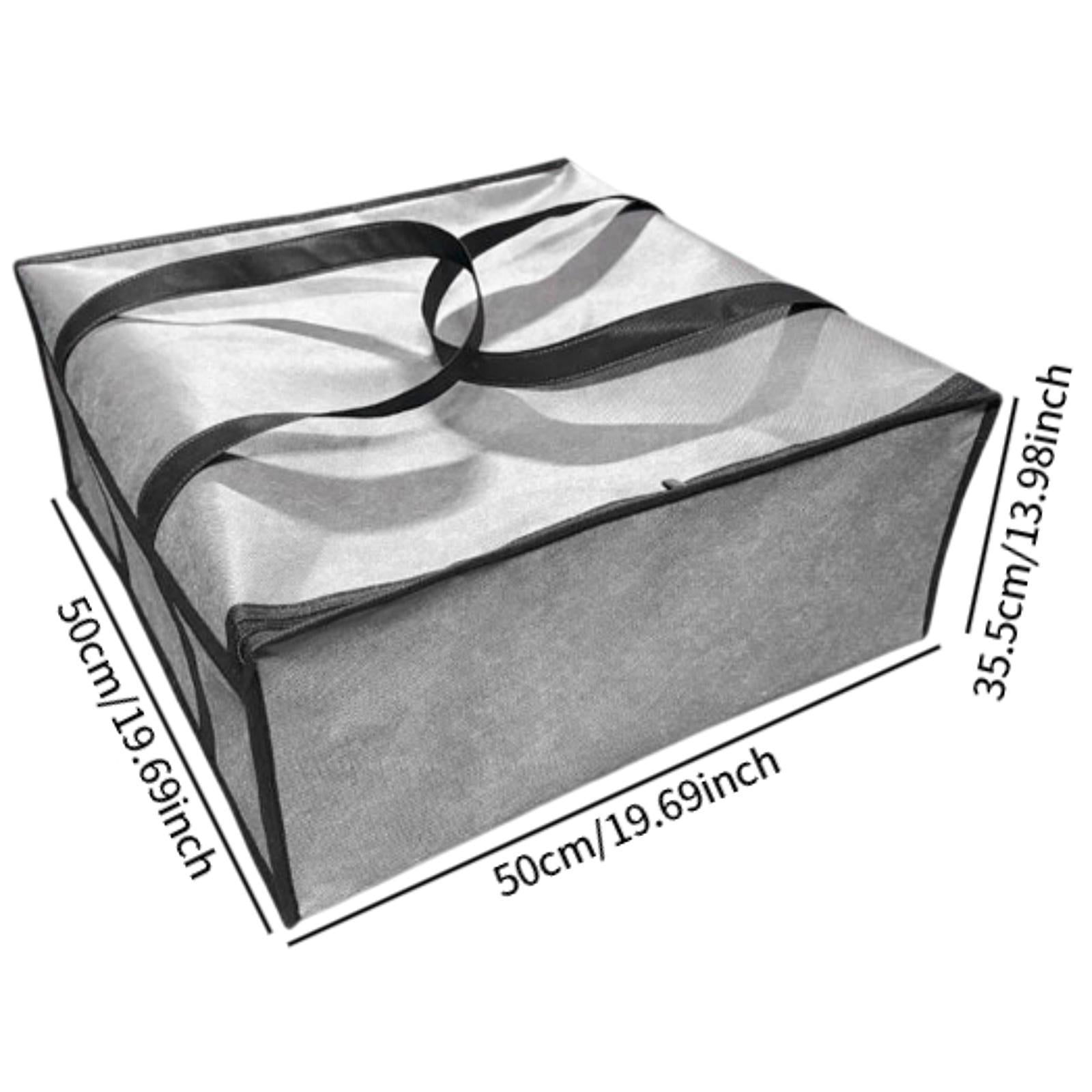 Pizza Delivery Bag Insulated Carrier Cookouts Carry Hot Cold Food Warmer Bag 50x50x35.5cm