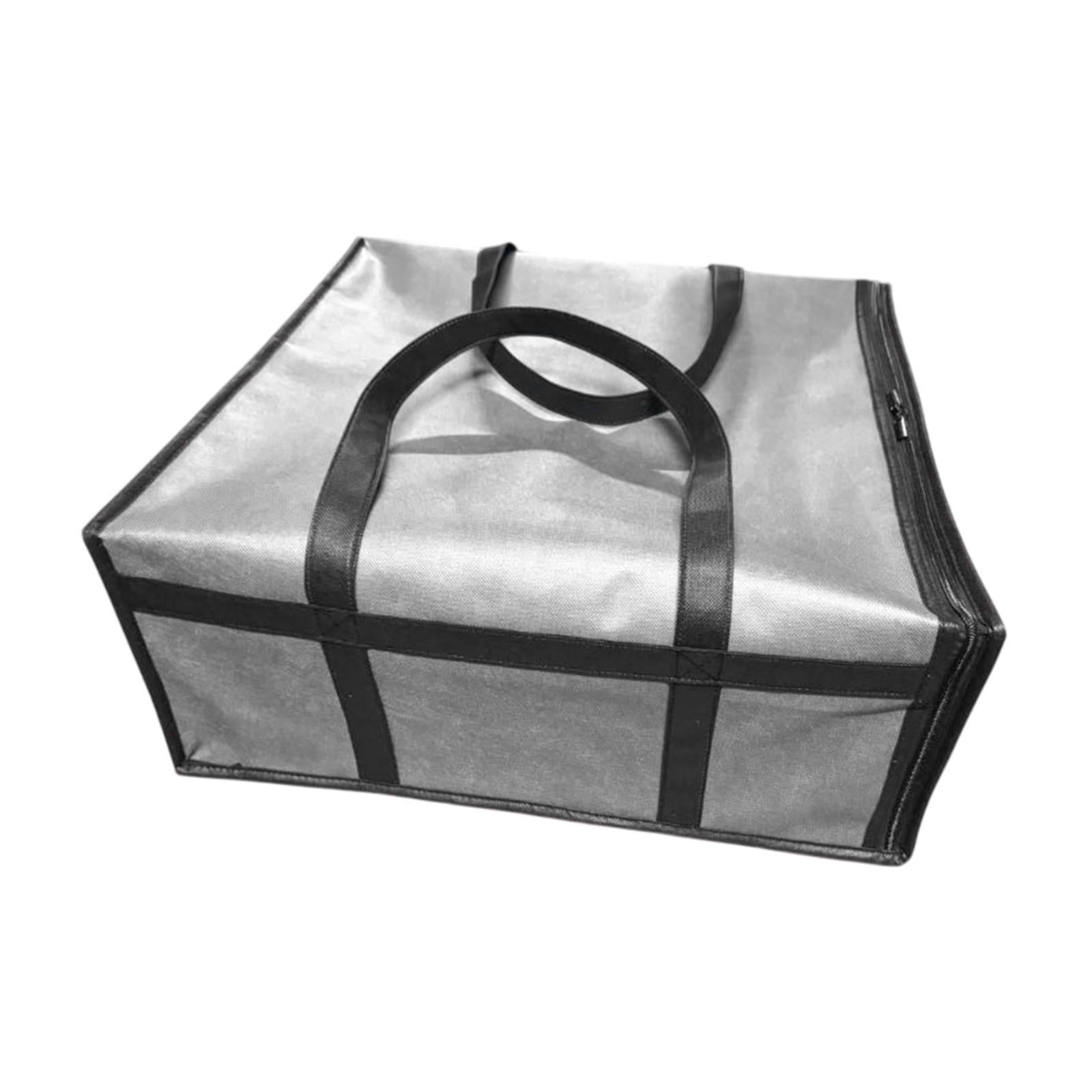 Pizza Delivery Bag Insulated Carrier Cookouts Carry Hot Cold Food Warmer Bag 50x50x35.5cm