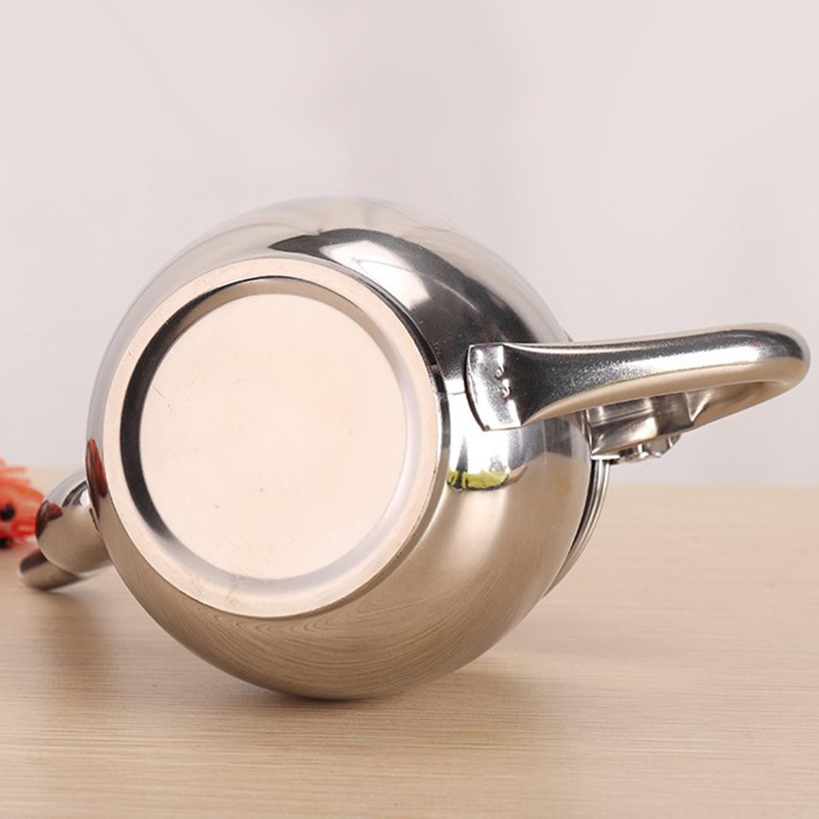 Stainless Steel Tea Kettle Iced Tea Jug Coffee Pot for Office Camping Indoor