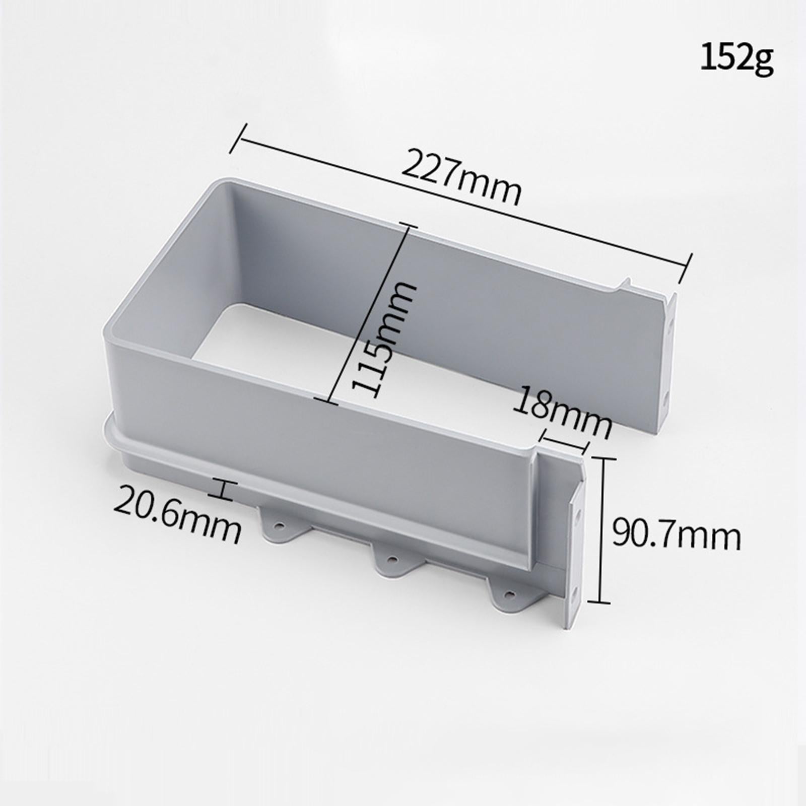U Shape Under Sink Basin Drain Pipe Cover Sturdy for Bottom Drainage Grommet Height 9.07 cm