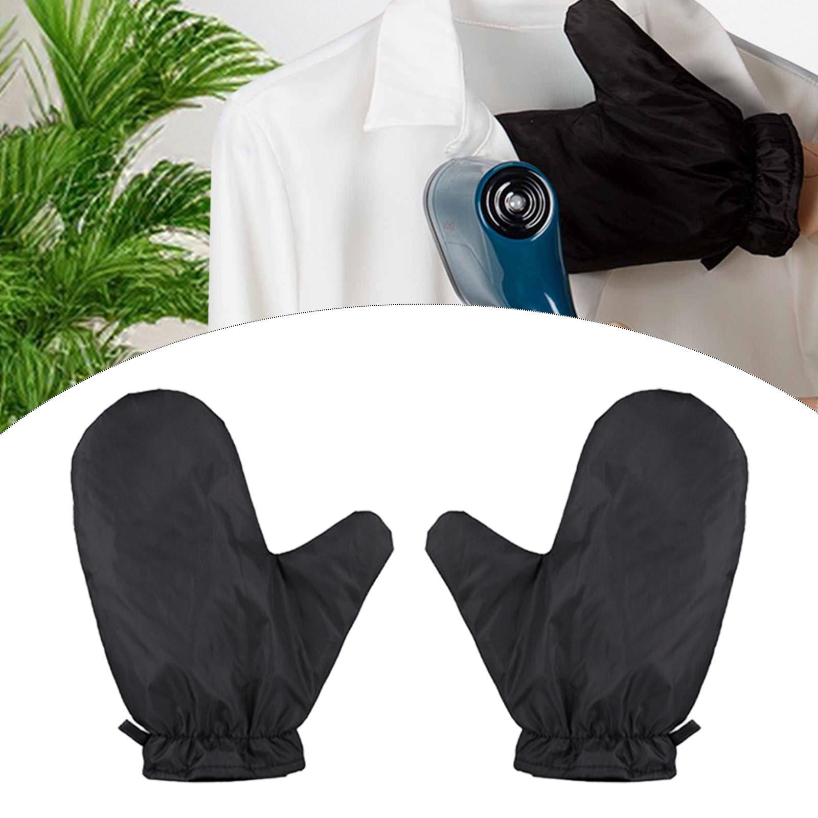 Garment Steamer Ironing Glove Heatproof Anti Steam Mitt for Steamers Clothes 2 Pieces