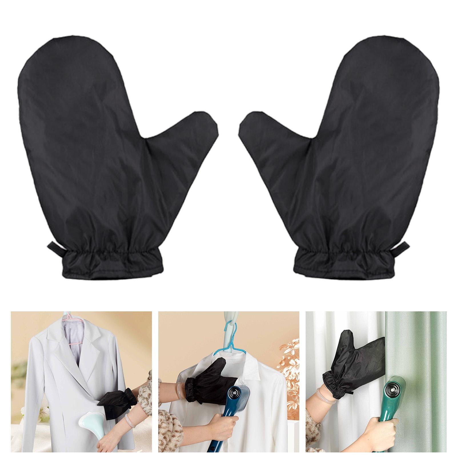 Garment Steamer Ironing Glove Heatproof Anti Steam Mitt for Steamers Clothes 2 Pieces