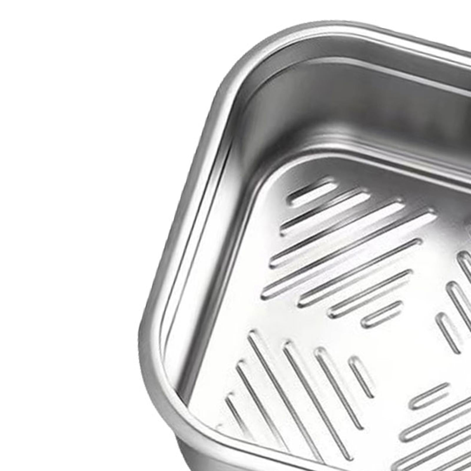 Small Deep Fryer Pot Stainless Steel Cooking Pot for Chips French Fries Fish