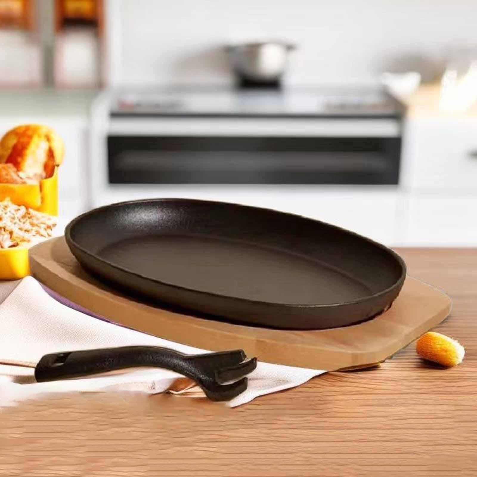 Sizzling Plate Cast Iron Skillet Plate for Catering Home Accessories