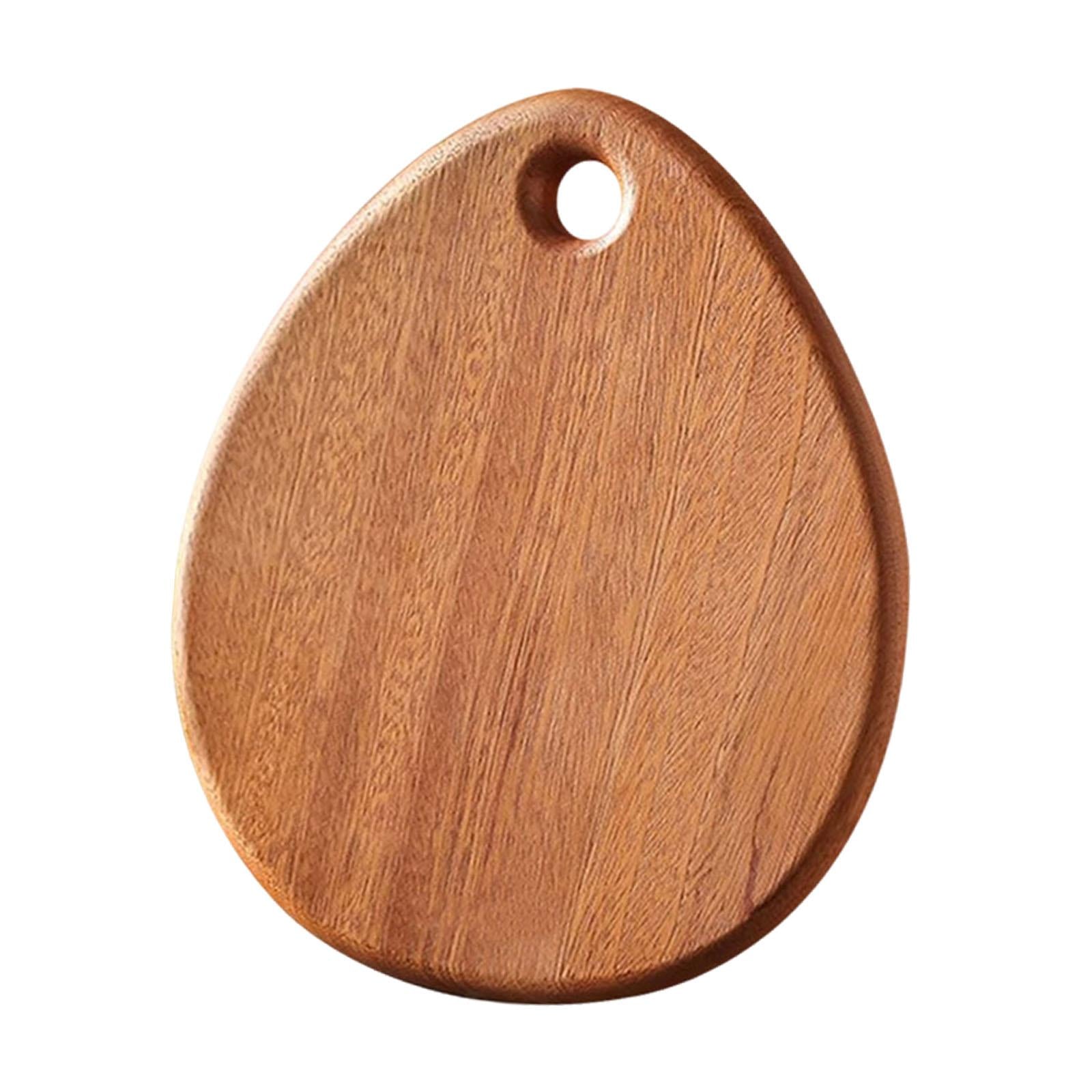 Wood Cutting Board Heavy Duty Serving Tray for Bread Carving Meat Vegetables Teardrop