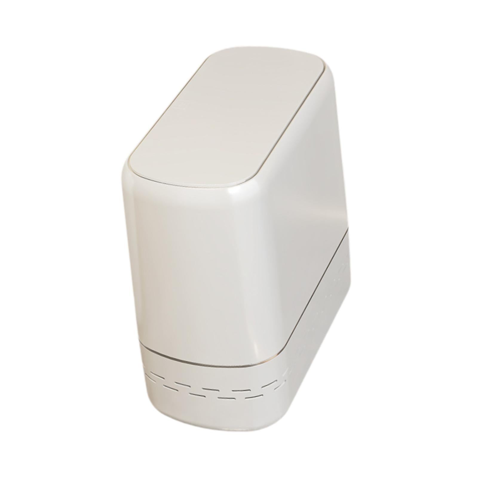 Trash Can Lightweight Nonslip Stylish Dustbin for Kitchen Bedroom Craft Room 33x17x31cm White