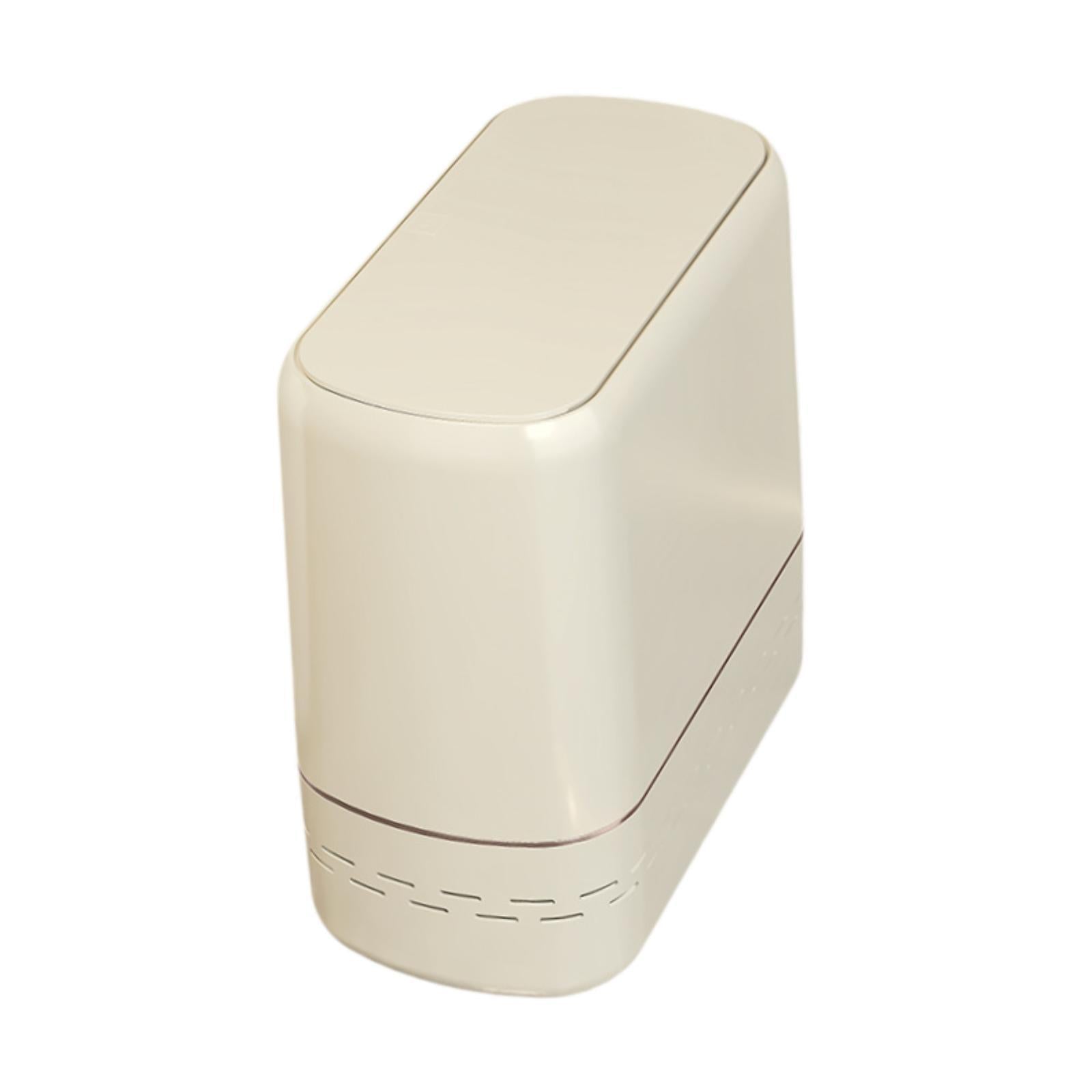 Trash Can Lightweight Nonslip Stylish Dustbin for Kitchen Bedroom Craft Room 33x17x31cm Yellow