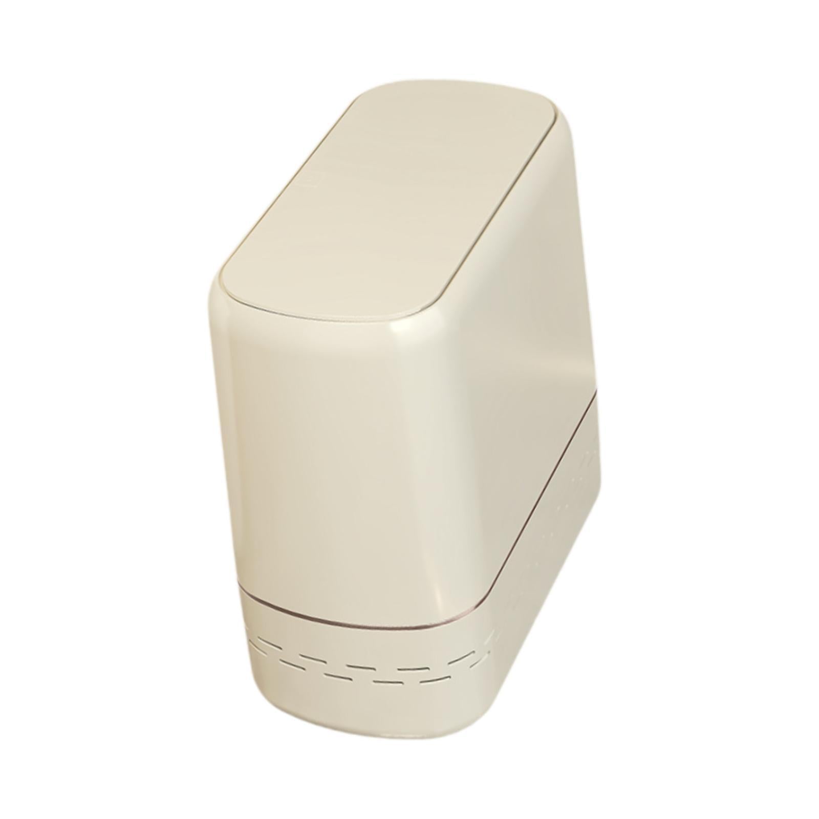 Trash Can Lightweight Nonslip Stylish Dustbin for Kitchen Bedroom Craft Room 33x17x31cm Yellow