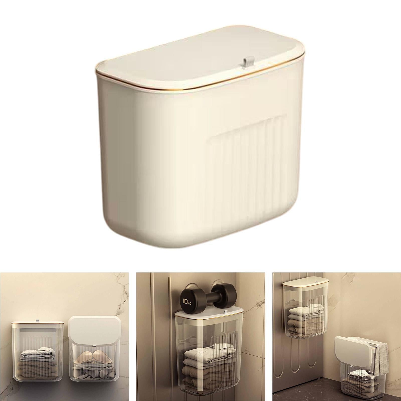 Hanging Trash Can Easy Installation Waste Bin for Office Toilet Laundry Room Small