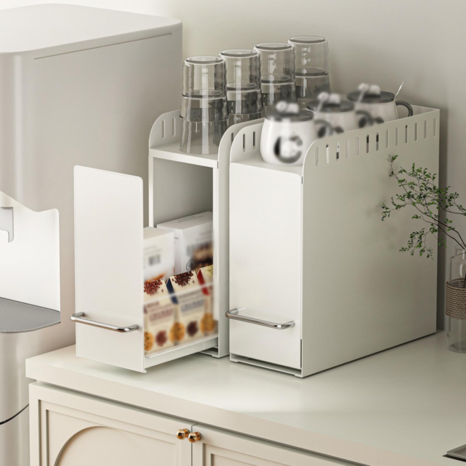 Pull Out Spice Rack Organizer Sliding Organization Vanity Countertop Storage