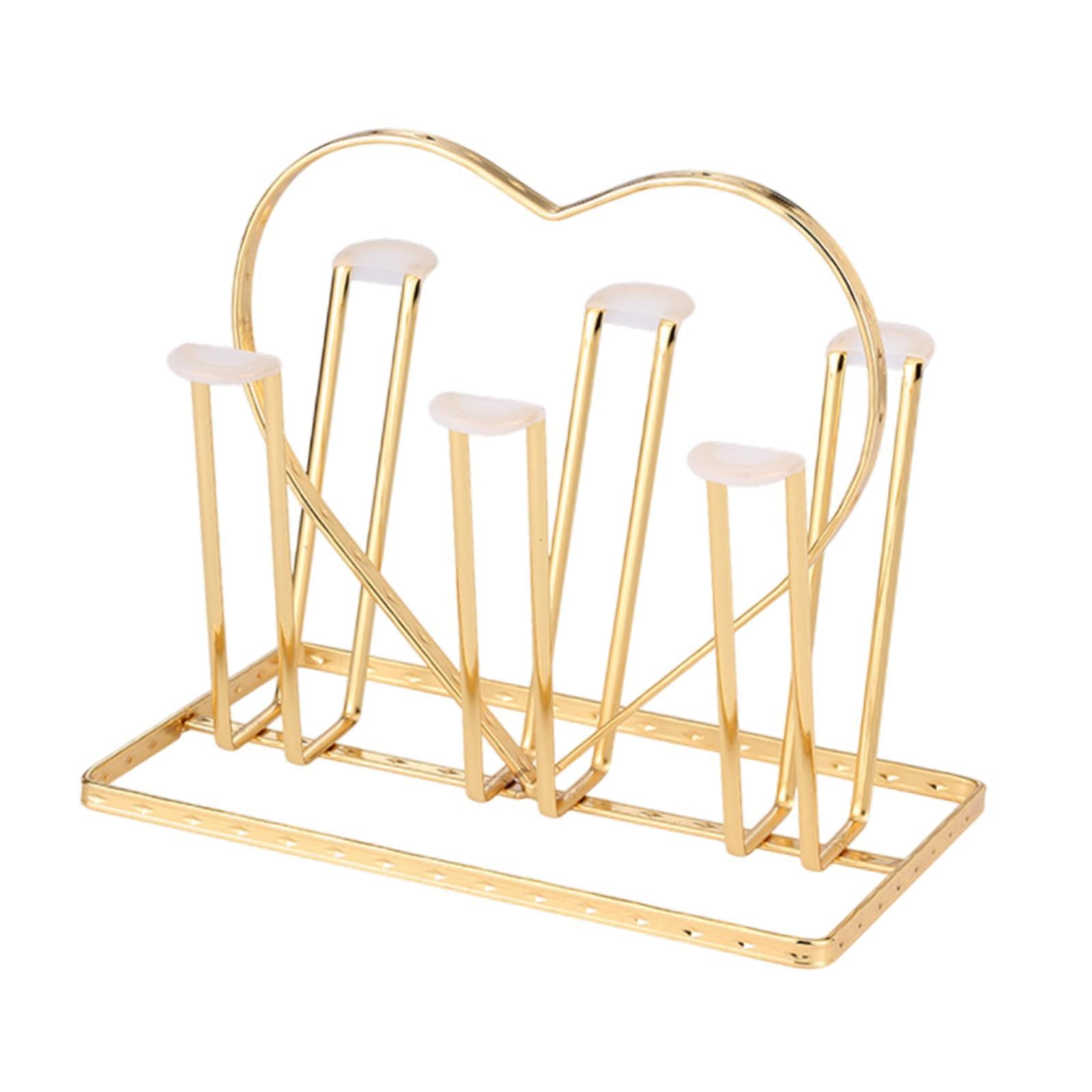 Cup Drying Rack Stand with Drain Tray Mug Holder for Tea Shop Restaurant Bar