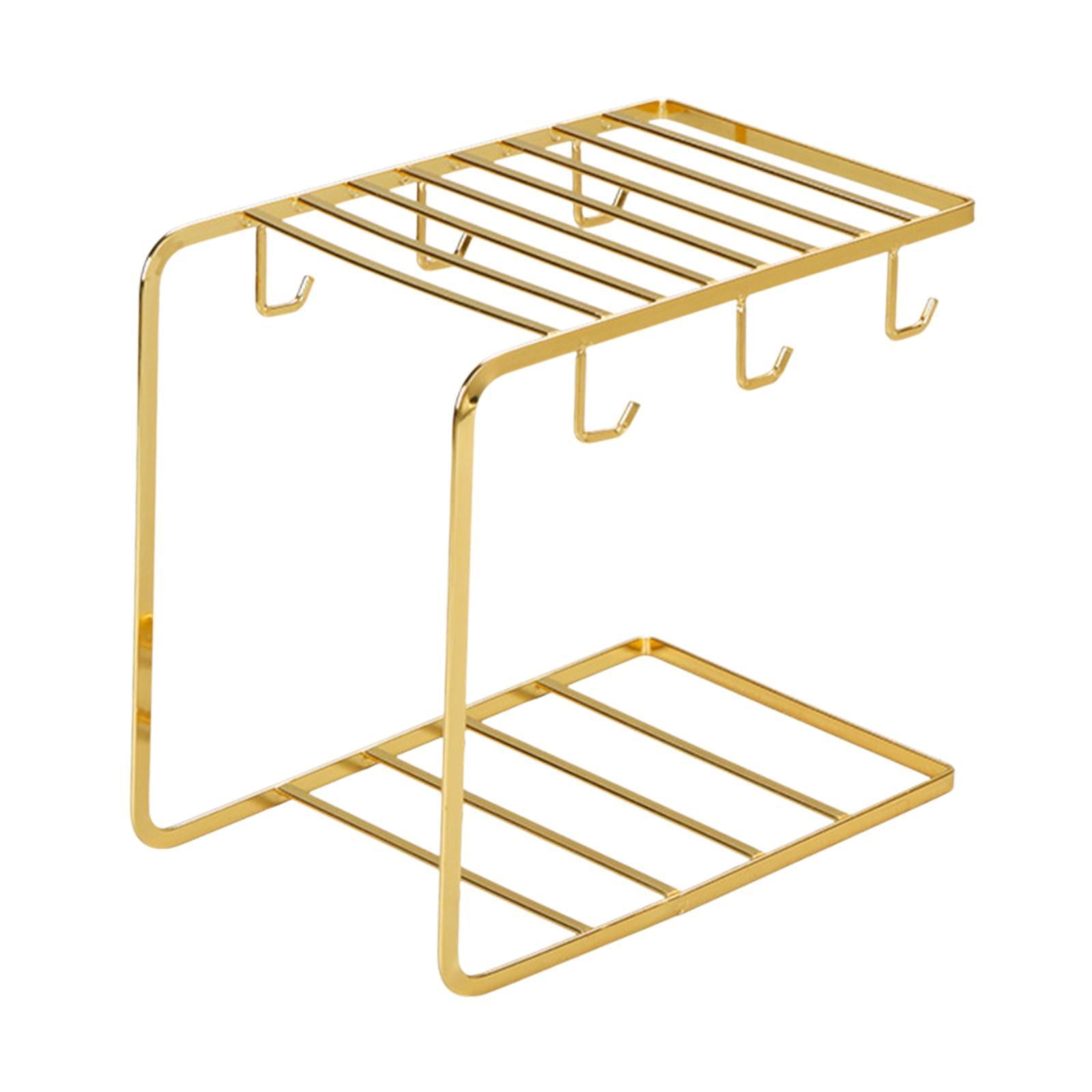 Cup Drying Rack Stand Portable Drainer Holder for Countertop Kitchen Cabinet