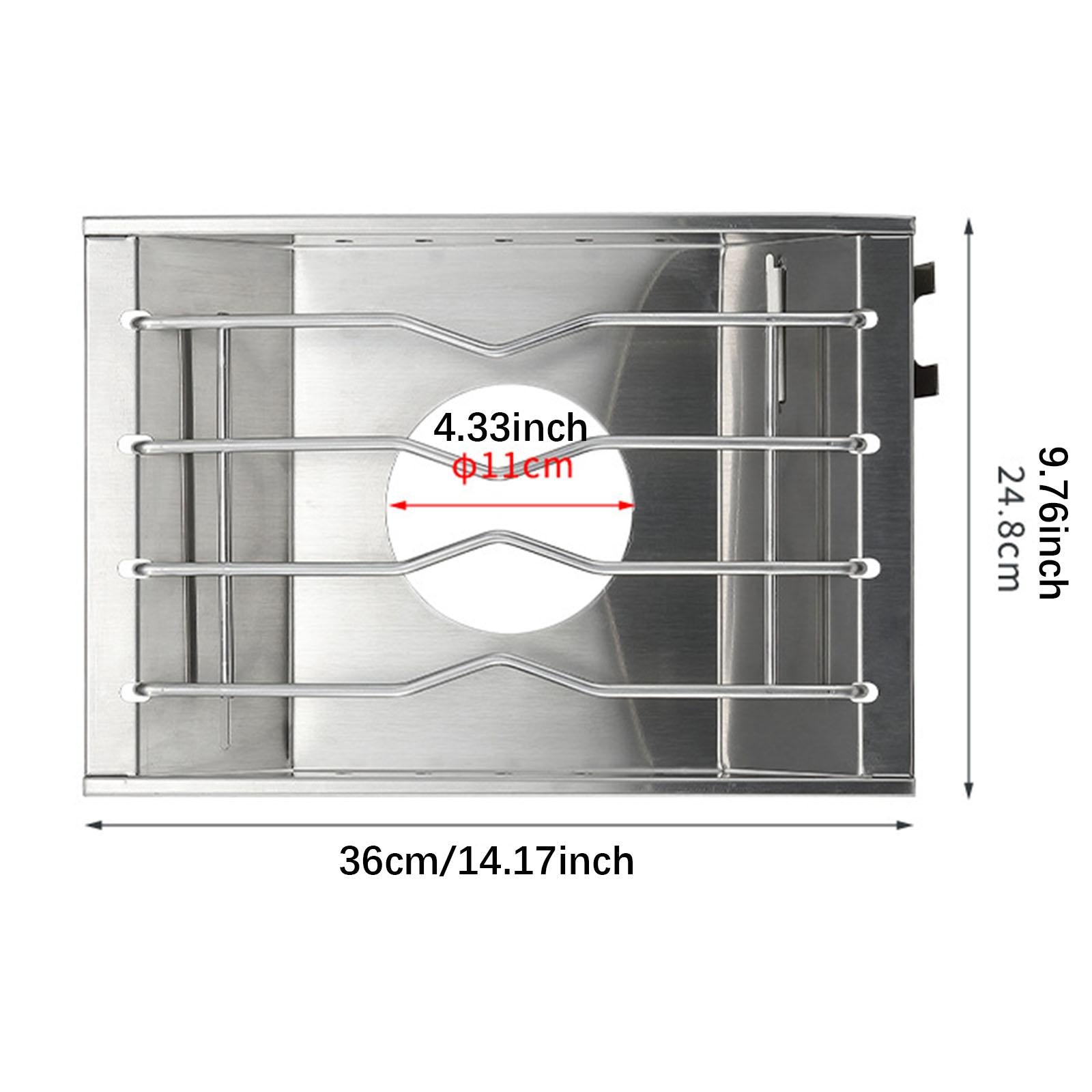 Furnace Plate Frame Windproof Sinking Bracket for Backpacking Hiking Fishing