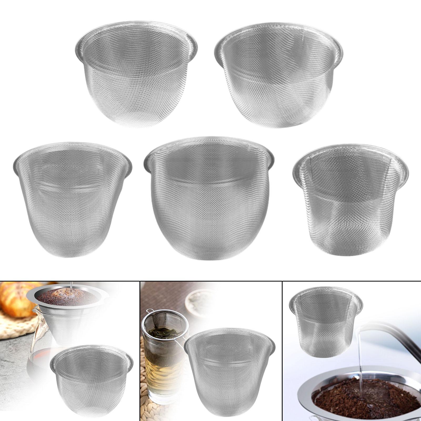 Stainless Steel Tea Strainer Fine Mesh Tea Filter for Soup Ingredients Lemon style A
