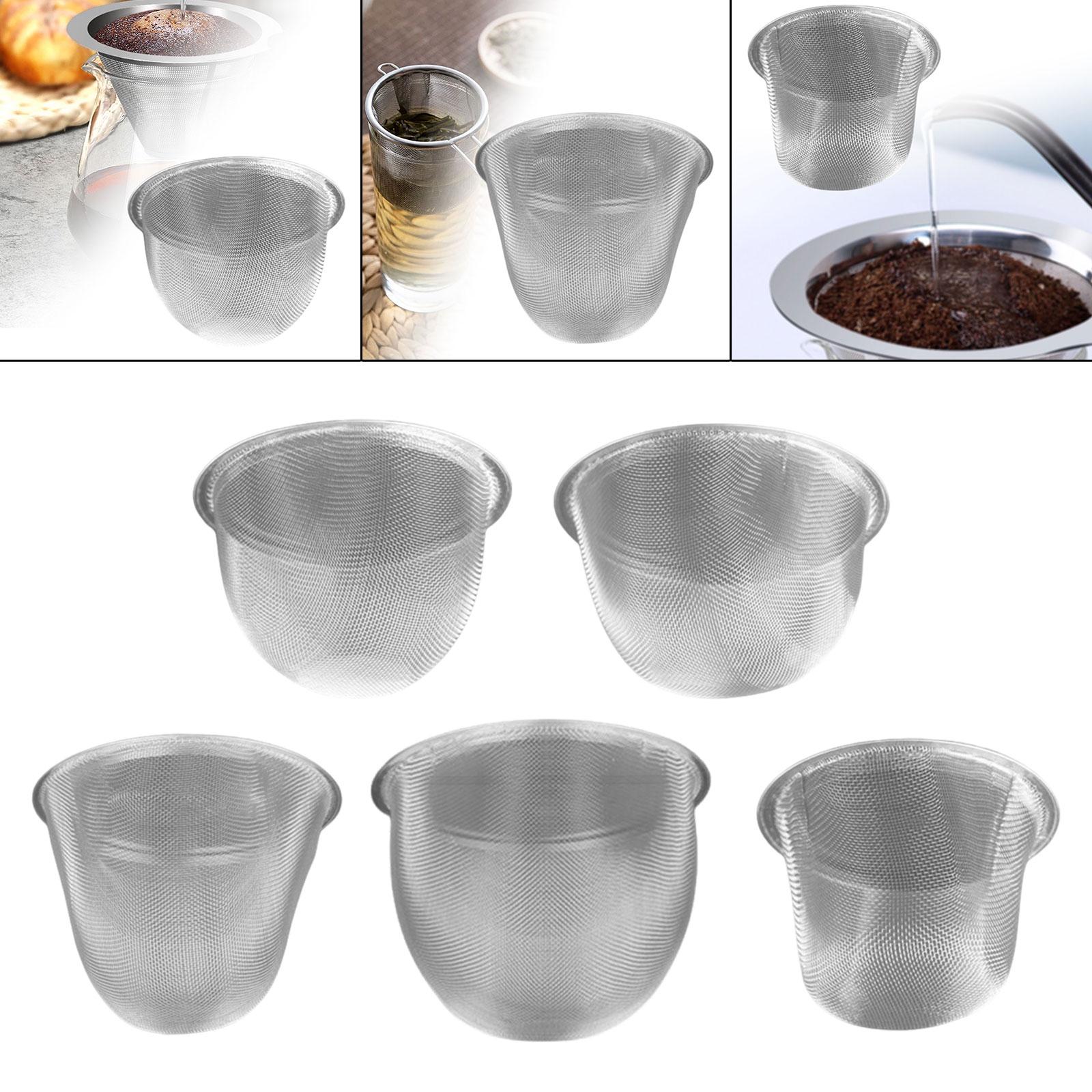 Stainless Steel Tea Strainer Fine Mesh Tea Filter for Soup Ingredients Lemon style A