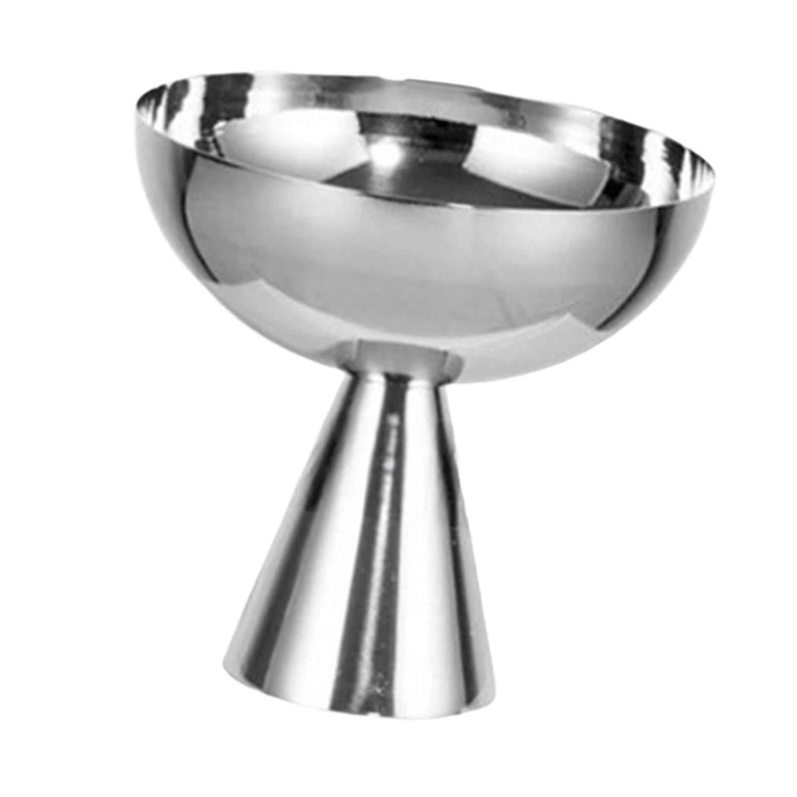 Dessert Bowl Stable Stand Round Serving Bowl for Milkshakes Parfait Dessert Height 9.4cm