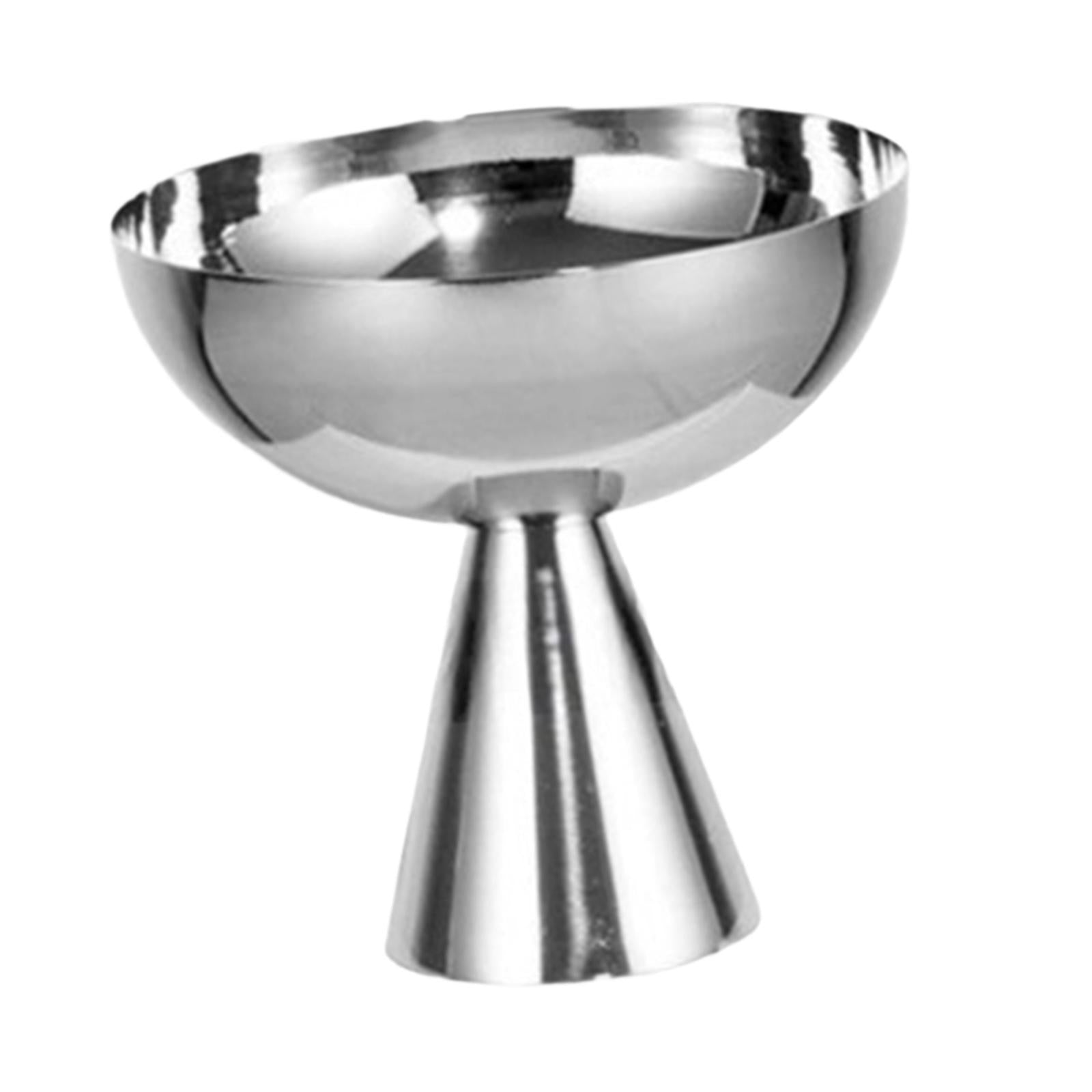 Dessert Bowl Stable Stand Round Serving Bowl for Milkshakes Parfait Dessert Height 9.4cm