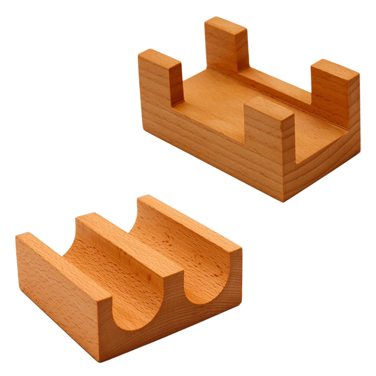 Wooden Sushi Holder Sushi Hand Roll Holder for Dining Table Party Bar 1 Grid
