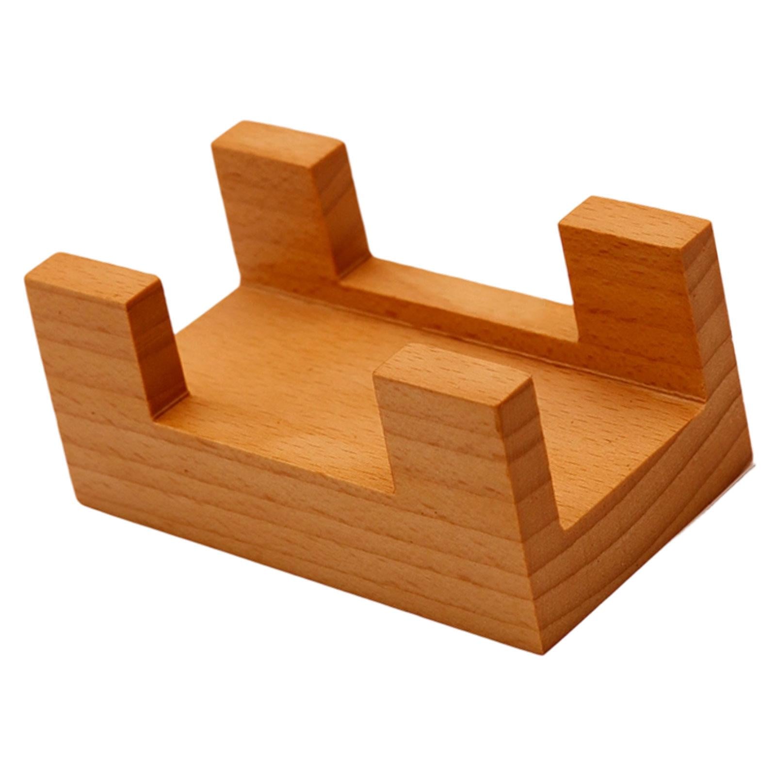 Wooden Sushi Holder Sushi Hand Roll Holder for Dining Table Party Bar 1 Grid
