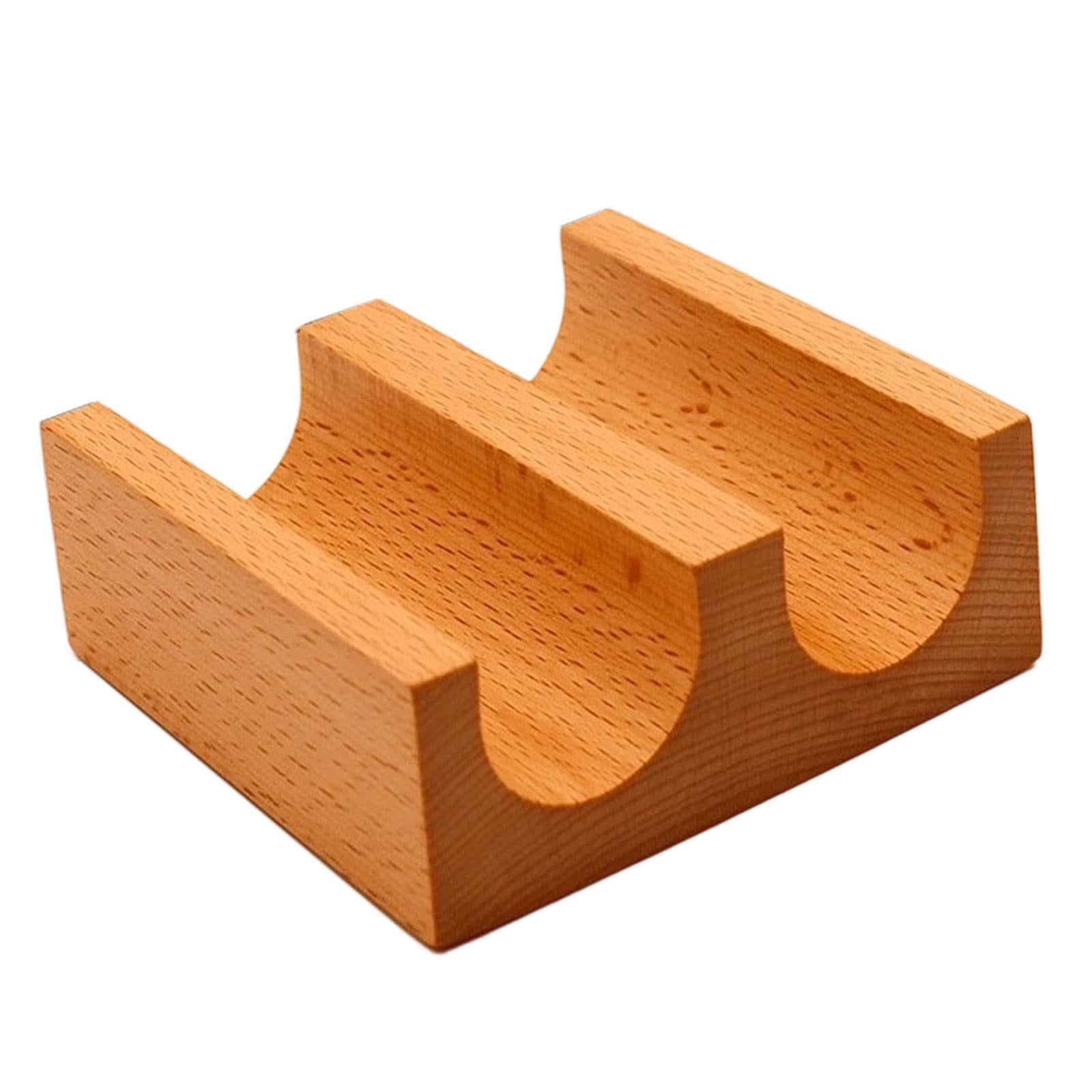 Wooden Sushi Holder Sushi Hand Roll Holder for Dining Table Party Bar 2 Grid