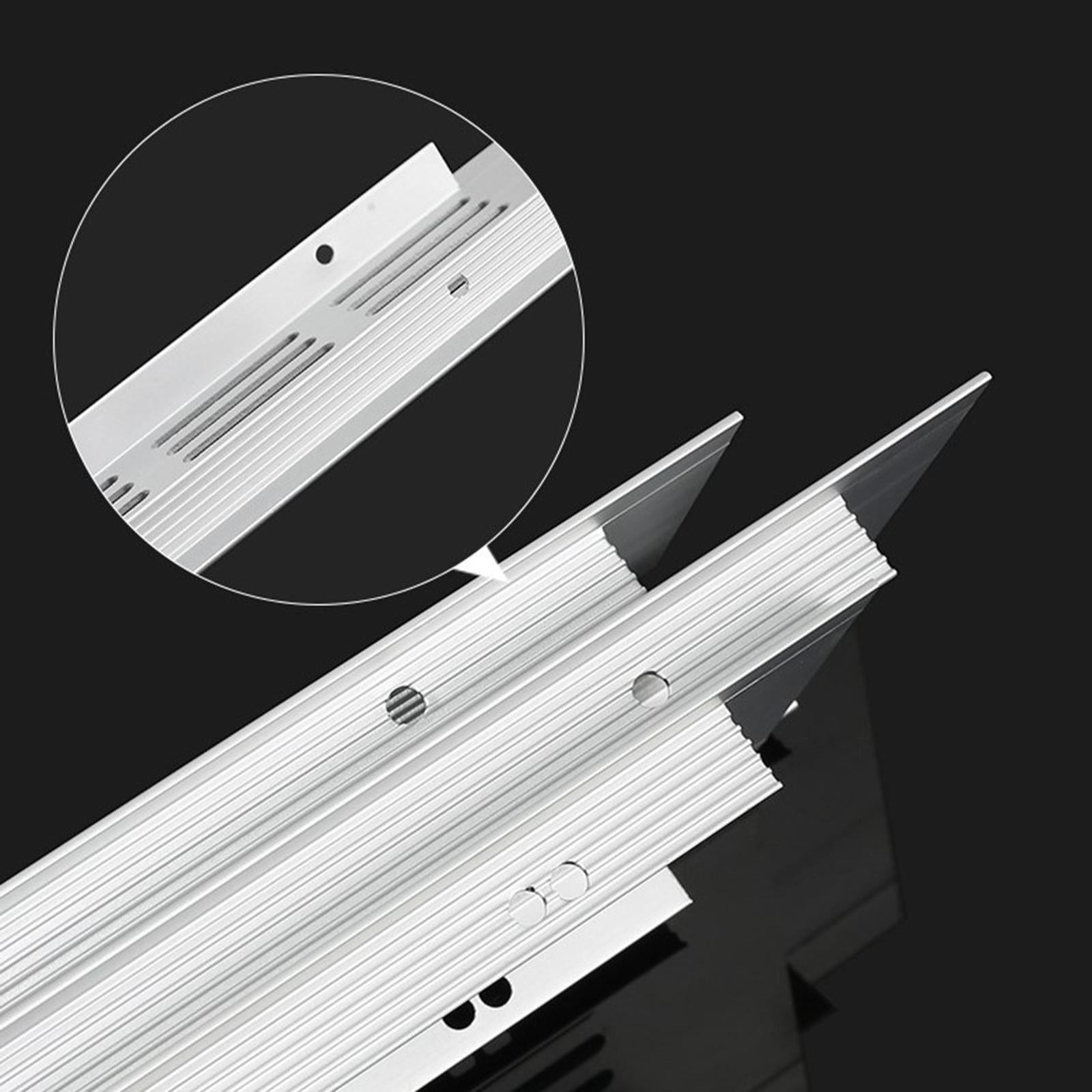 Door Vent Two Sided Interior Ventilation Grille for Bathroom Cabinet Kitchen 40cmx15cm