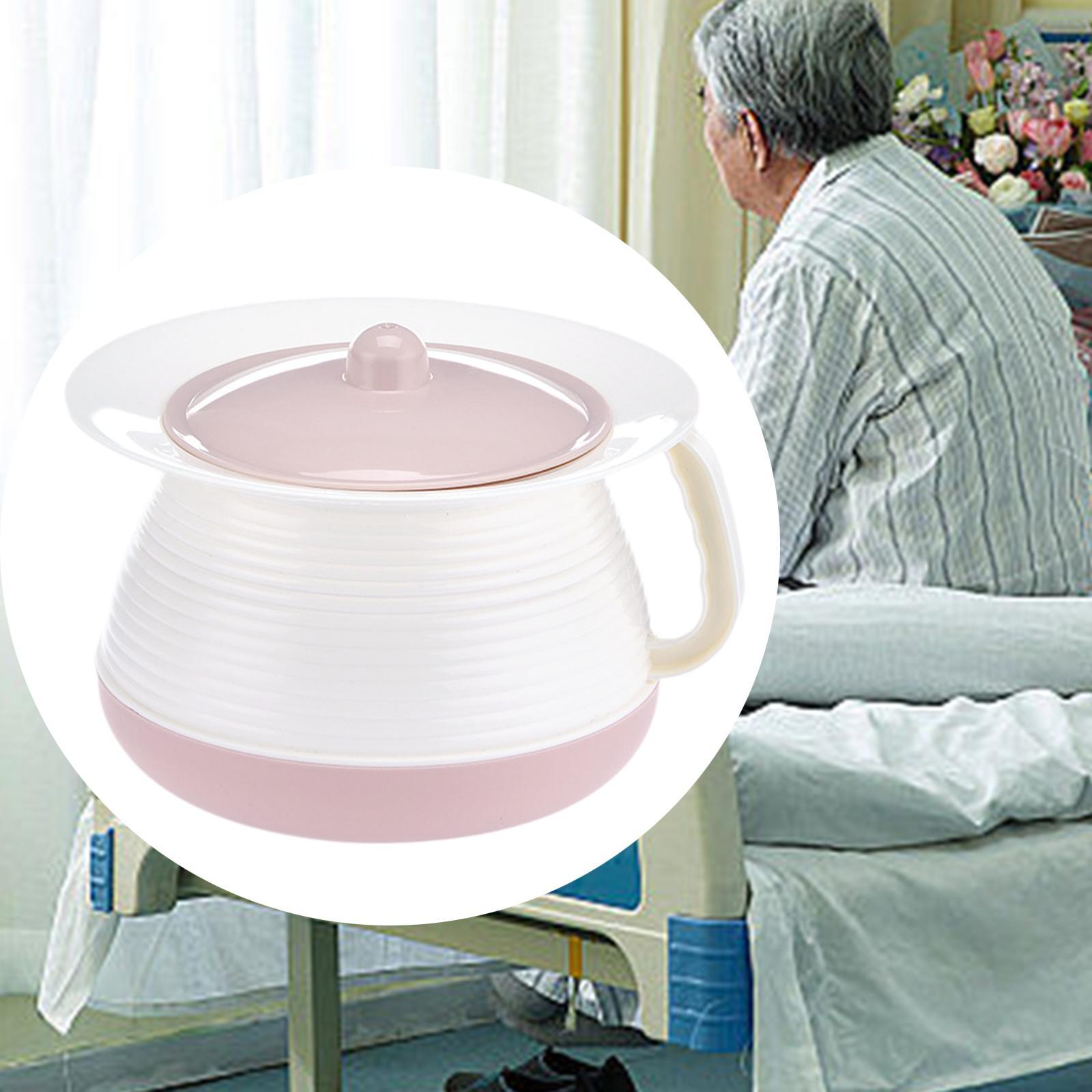 Chamber Pot Urine Pot Spittoon Chamber Bucket for Home Use Female Male Elder red