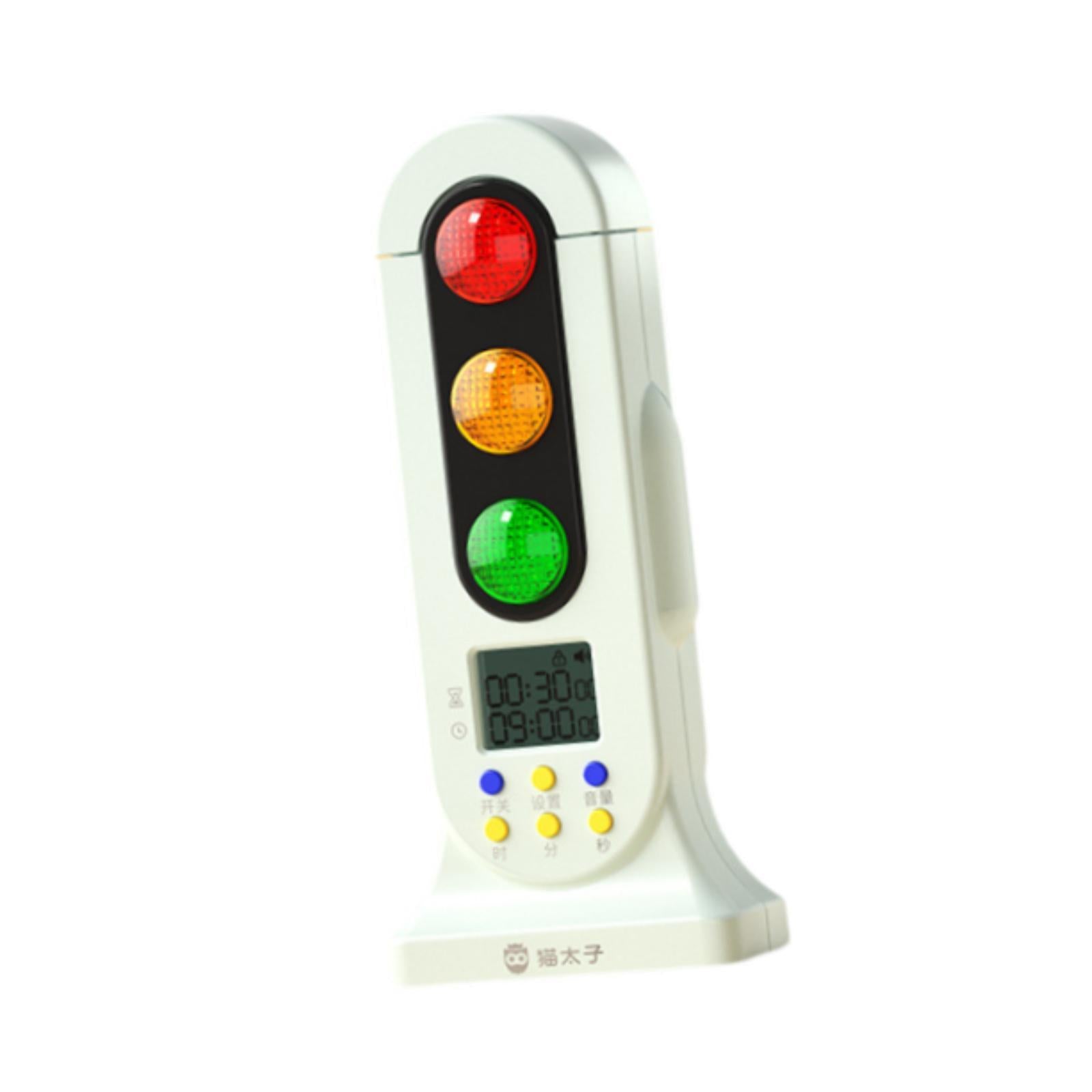 Traffic Light Timer Double Modes Count Down Timer for Classroom Testing School green