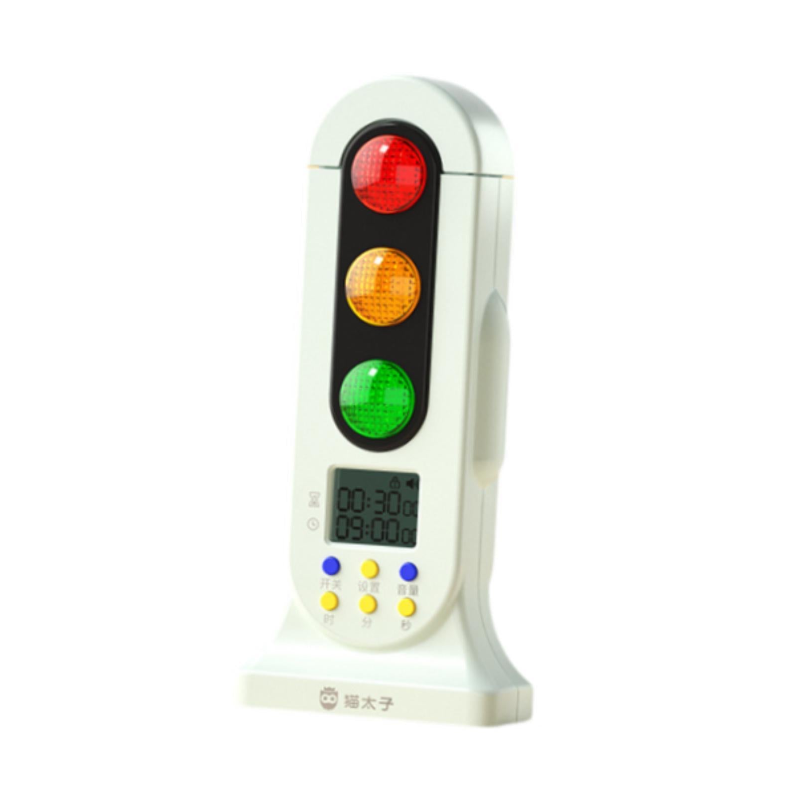 Traffic Light Timer Double Modes Count Down Timer for Classroom Testing School green