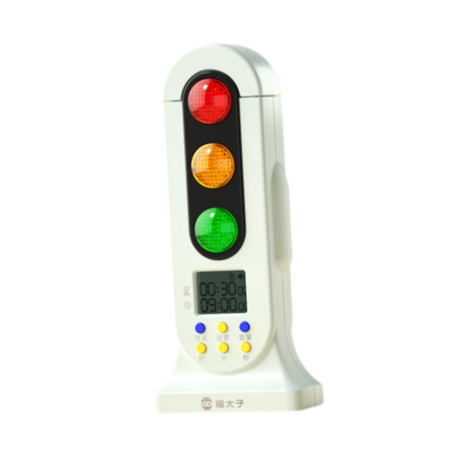 Traffic Light Timer Double Modes Count Down Timer for Classroom Testing School green