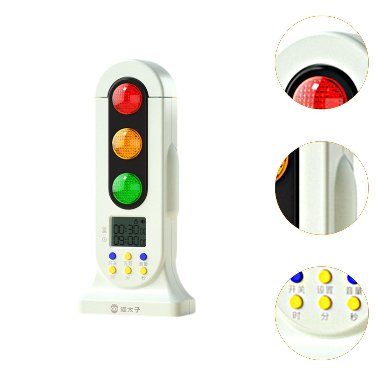 Traffic Light Timer Double Modes Count Down Timer for Classroom Testing School green