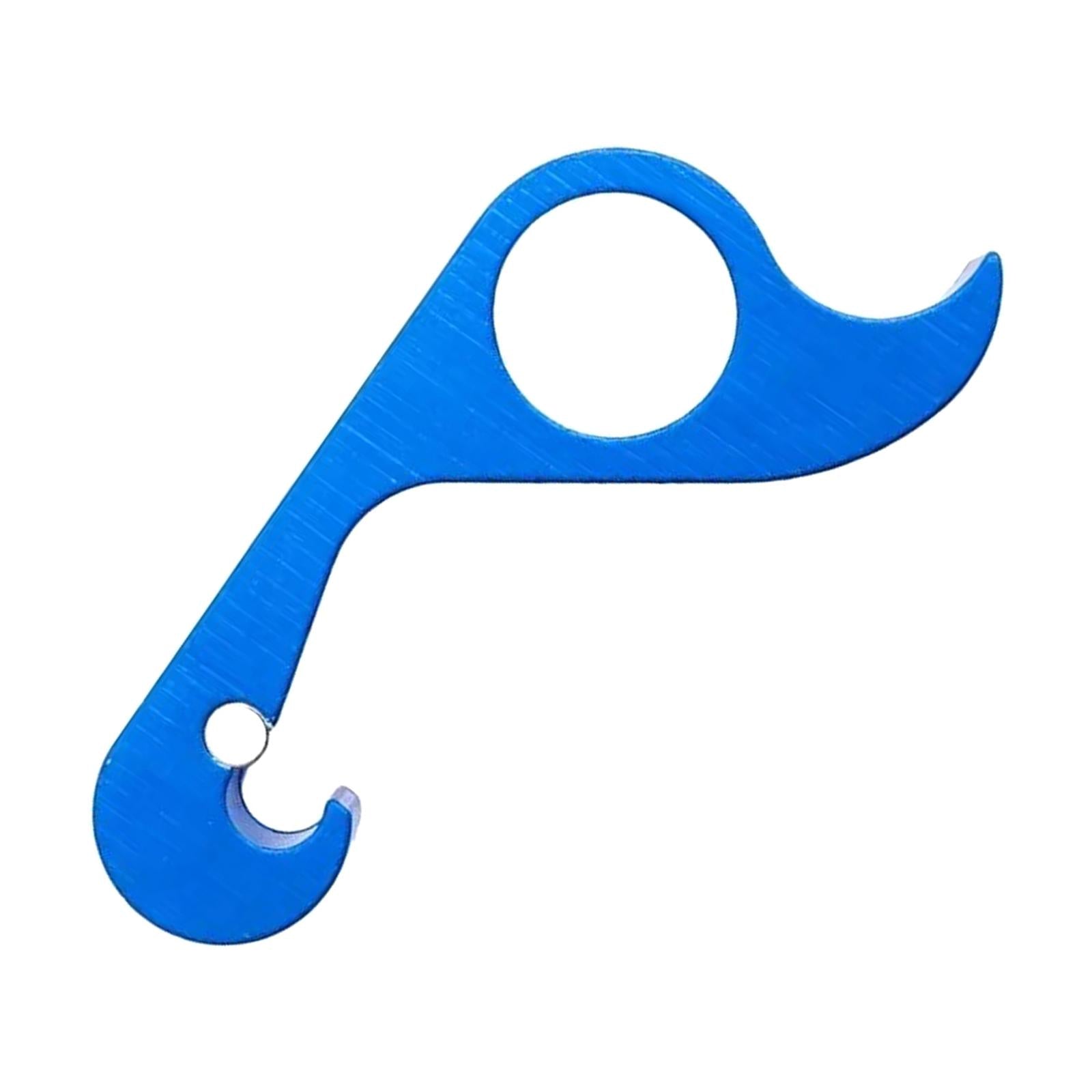 Bottle Opener Easy to Use Compact Water Bottle Opener for Home Hiking Picnic blue