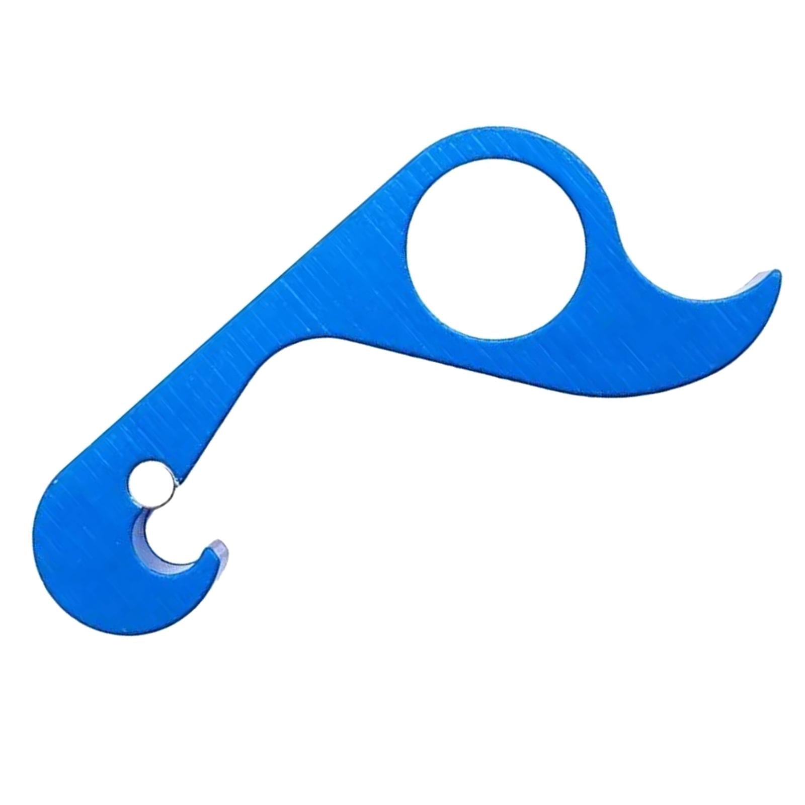Bottle Opener Easy to Use Compact Water Bottle Opener for Home Hiking Picnic blue