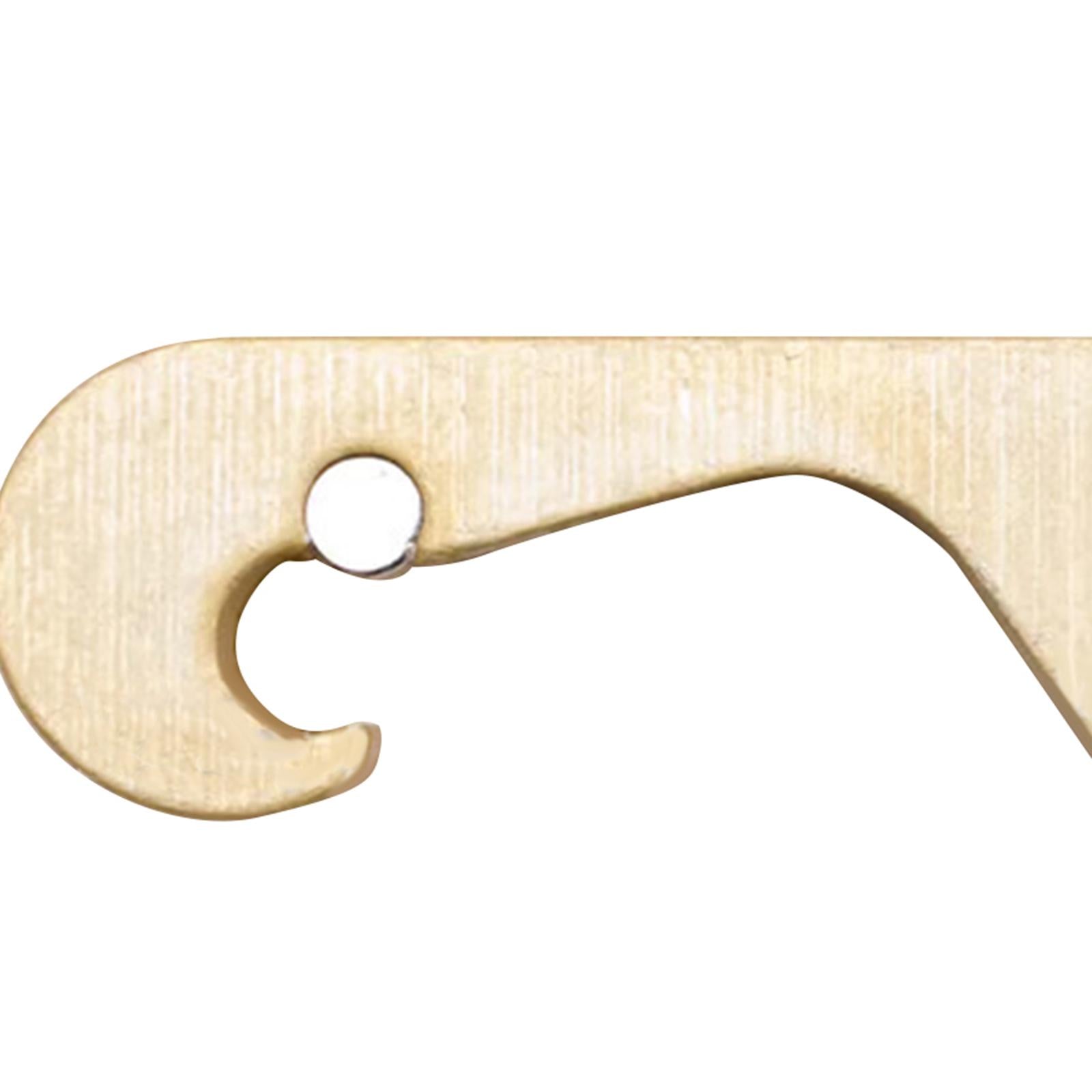 Bottle Opener Easy to Use Compact Water Bottle Opener for Home Hiking Picnic golden