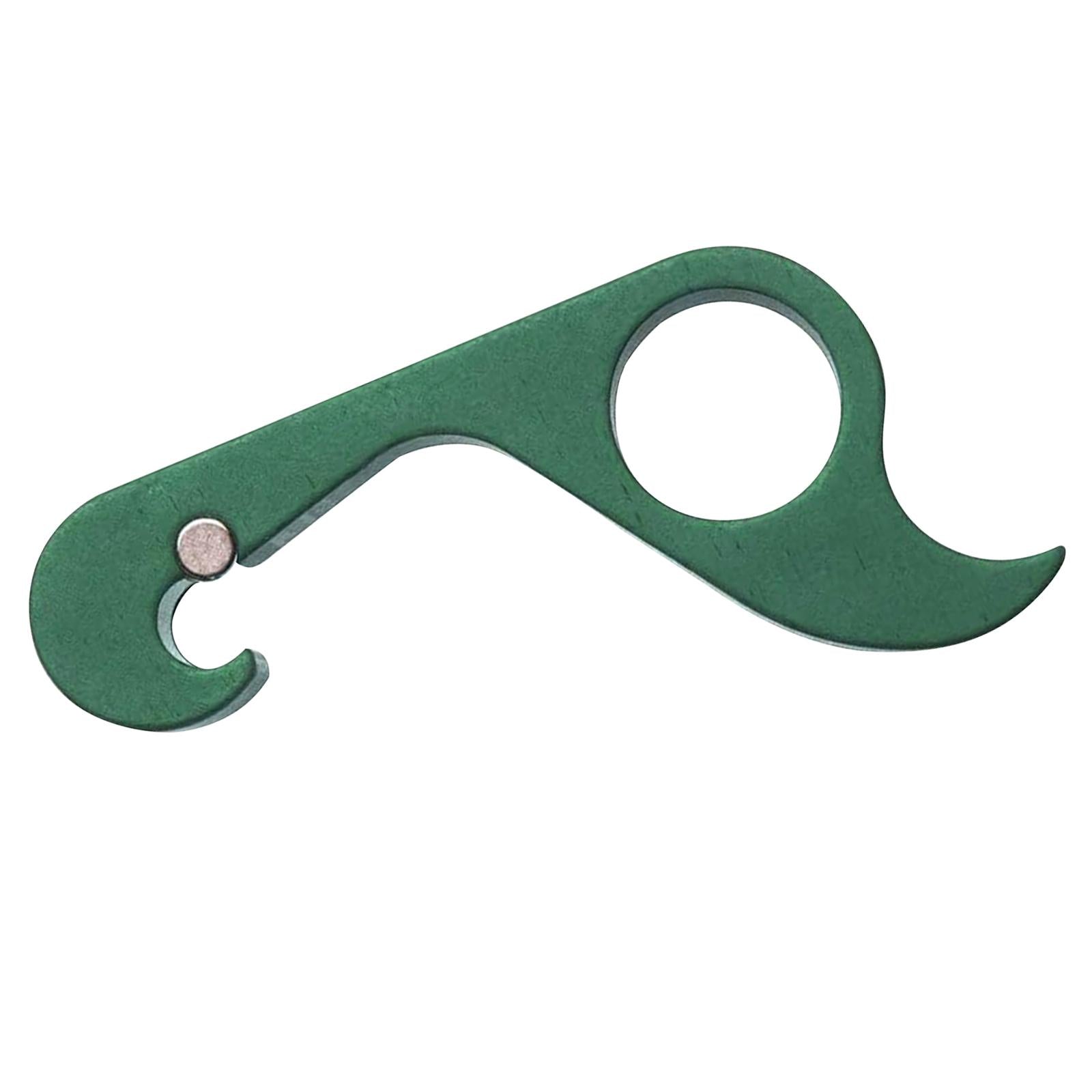 Bottle Opener Easy to Use Compact Water Bottle Opener for Home Hiking Picnic green