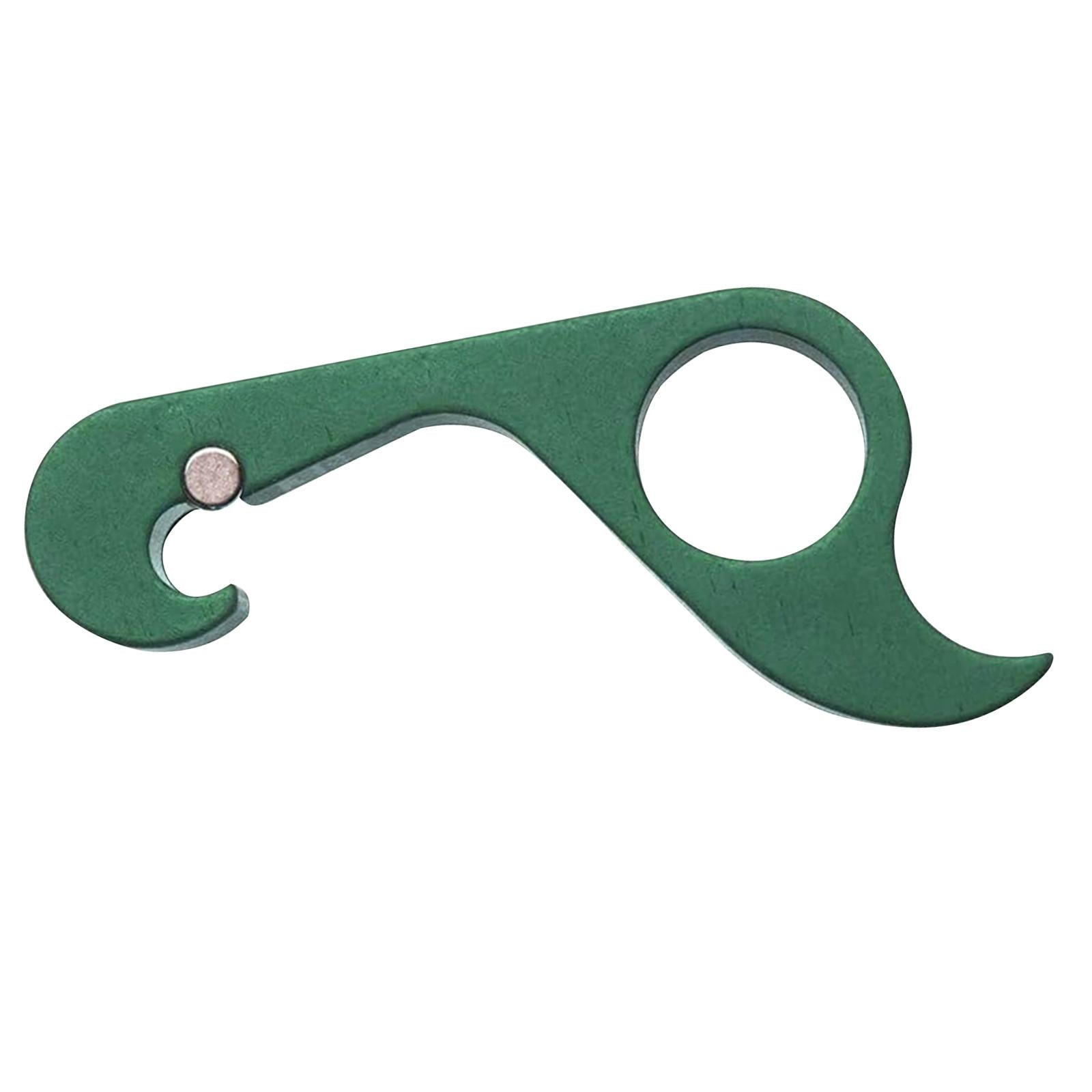 Bottle Opener Easy to Use Compact Water Bottle Opener for Home Hiking Picnic green