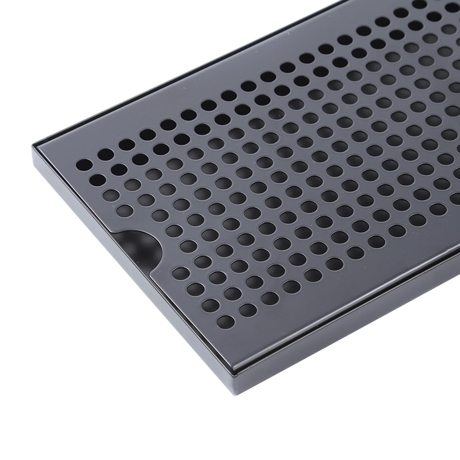 Beer Keg Drip Tray Portable Stainless Steel for Beverage Dispenser Household 50x17.5x1.5cm