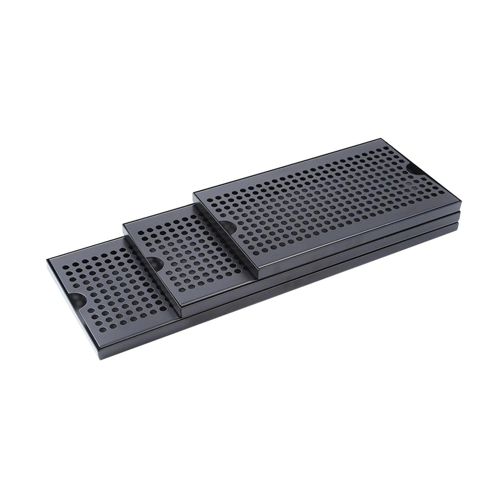 Beer Keg Drip Tray Portable Stainless Steel for Beverage Dispenser Household 50x17.5x1.5cm