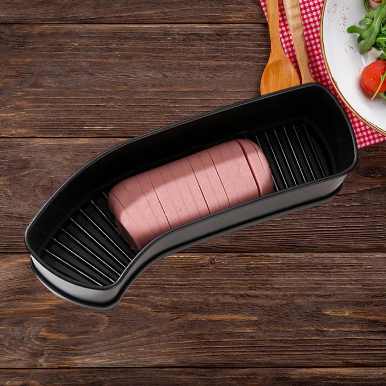 Banana Slicer Cucumber Fruit Cutter Multifunctional Lightweight Kitchen Tool Black