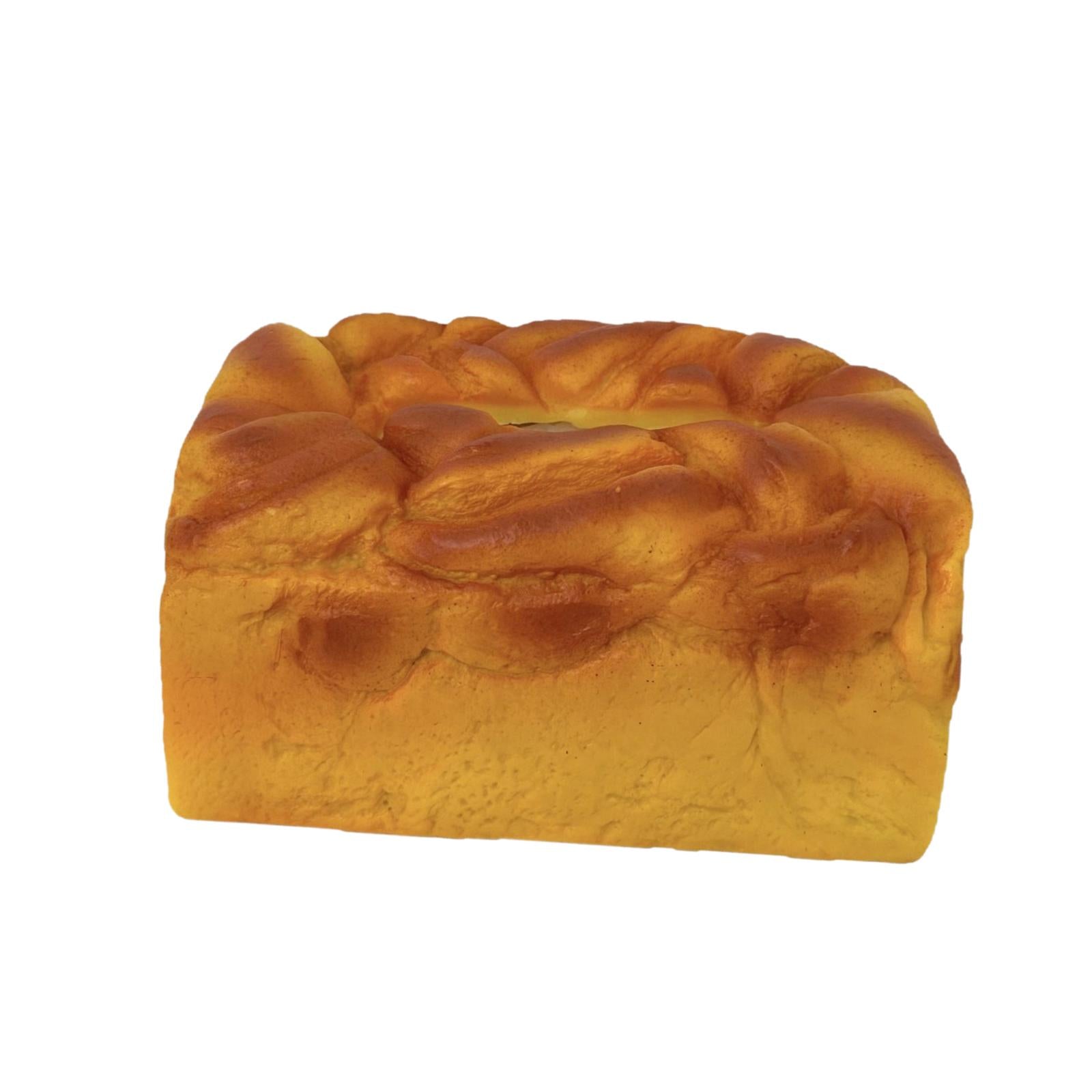 Tissue Box Cover Bread Shape Facial Tissues Dispenser for Restaurant Dresser