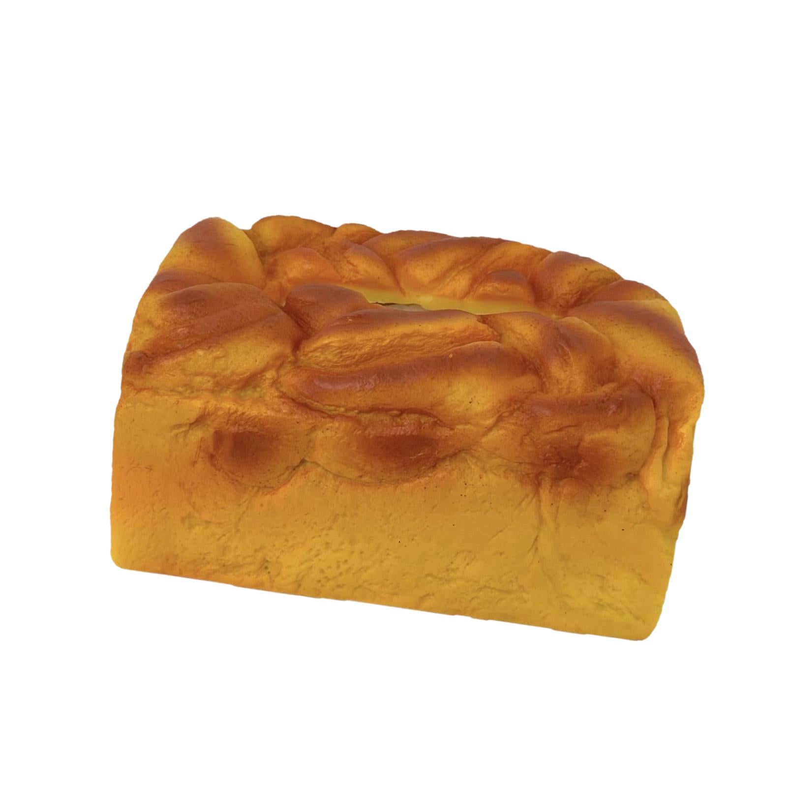 Tissue Box Cover Bread Shape Facial Tissues Dispenser for Restaurant Dresser