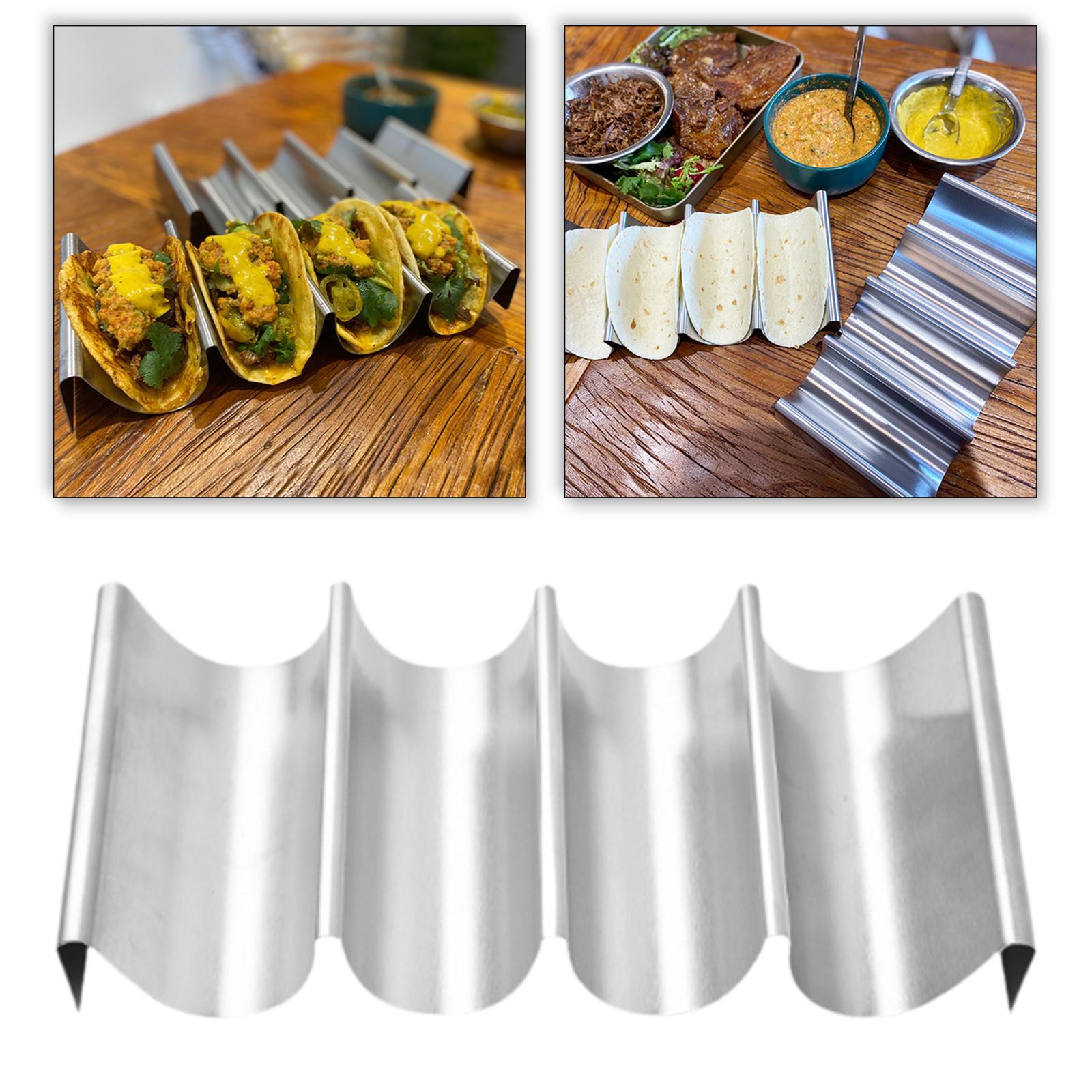 Taco Holder Stand Burritos and Tortillas Holder for Kitchen Restaurant Party