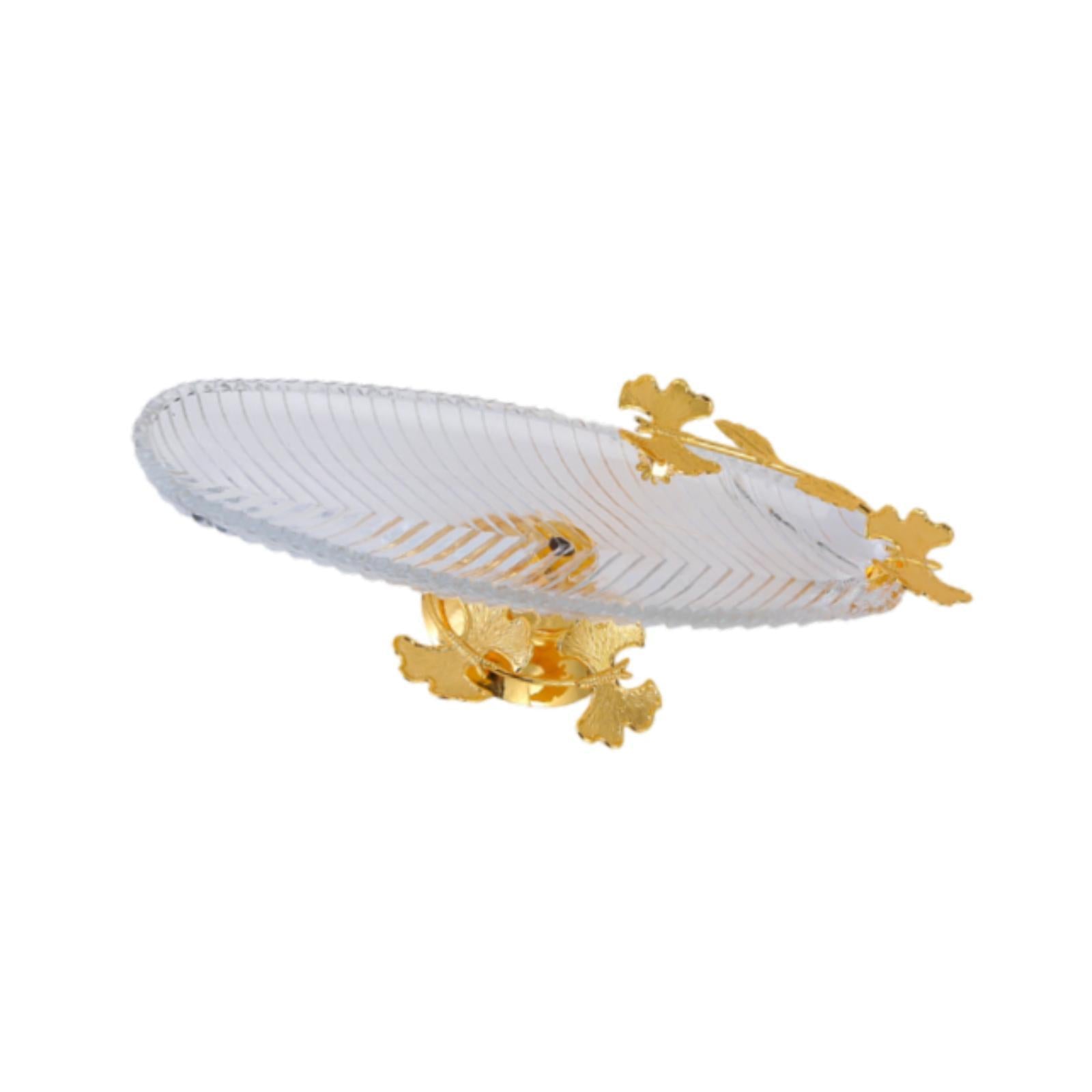 Glass Serving Tray Multipurpose Pastry Tray Appetizer Tray for Fruits Snacks
