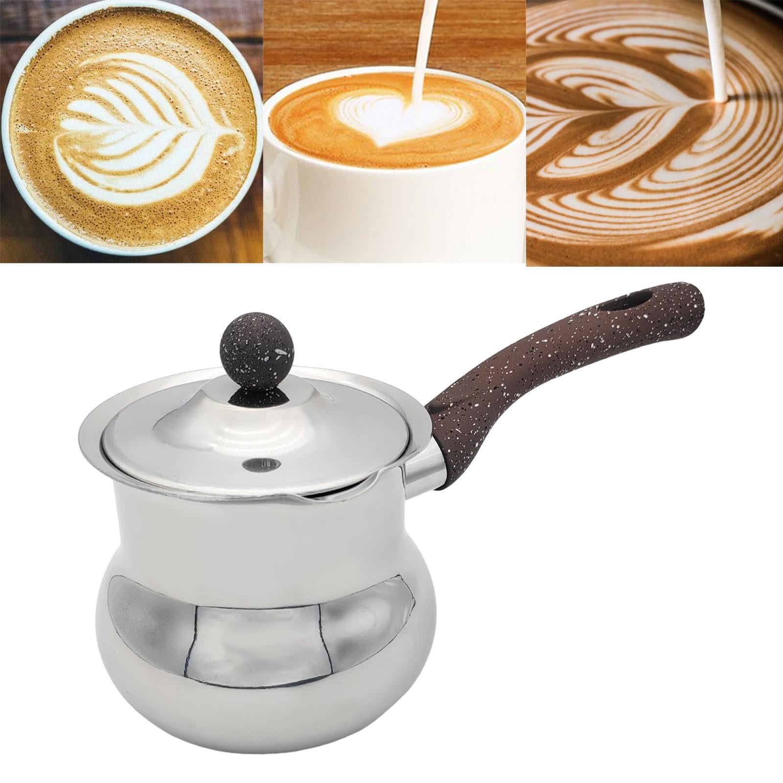 Coffee Pot Universal Butter Warmer Rust Resistant Coffee Mug Milk Warmer Pot D