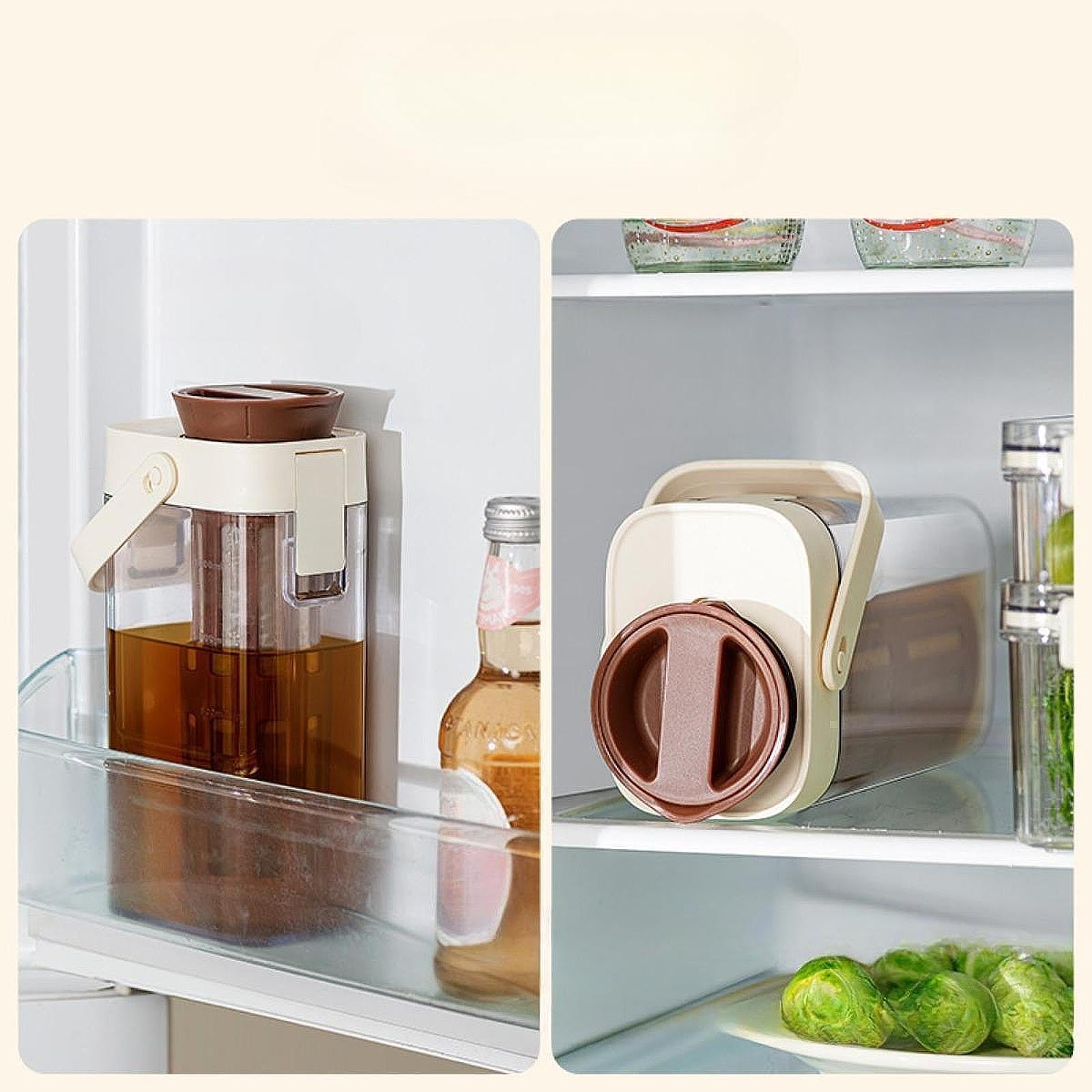 Cold Brew Coffee Maker Teapot Ice Brew Bottle for Fruit Drinks Milk Beverage