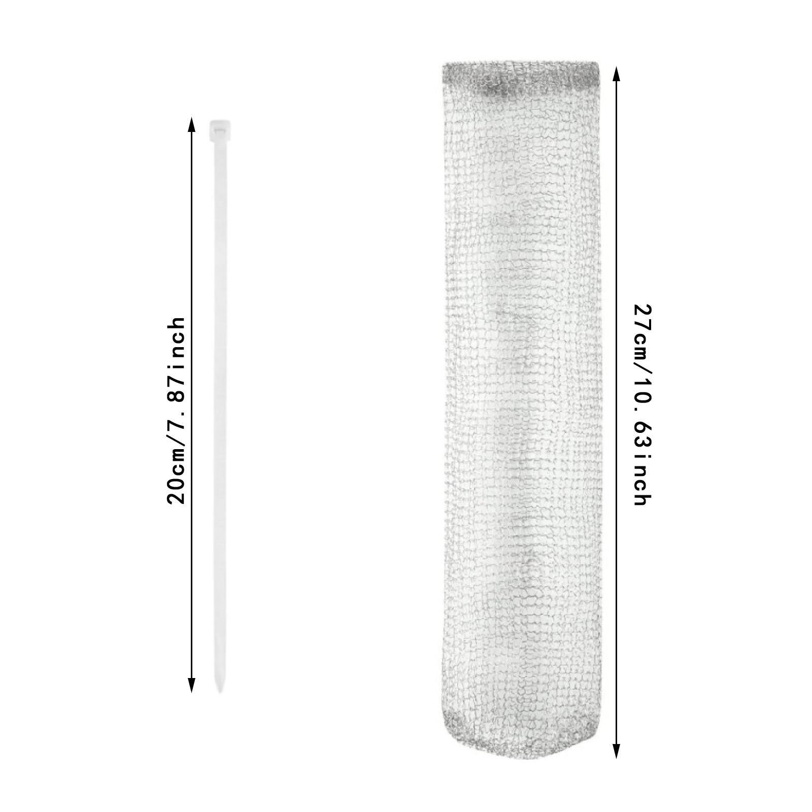 Washing Machine Lint Traps Easy Installation Laundry Mesh Washer Hose Filter 12 Pieces