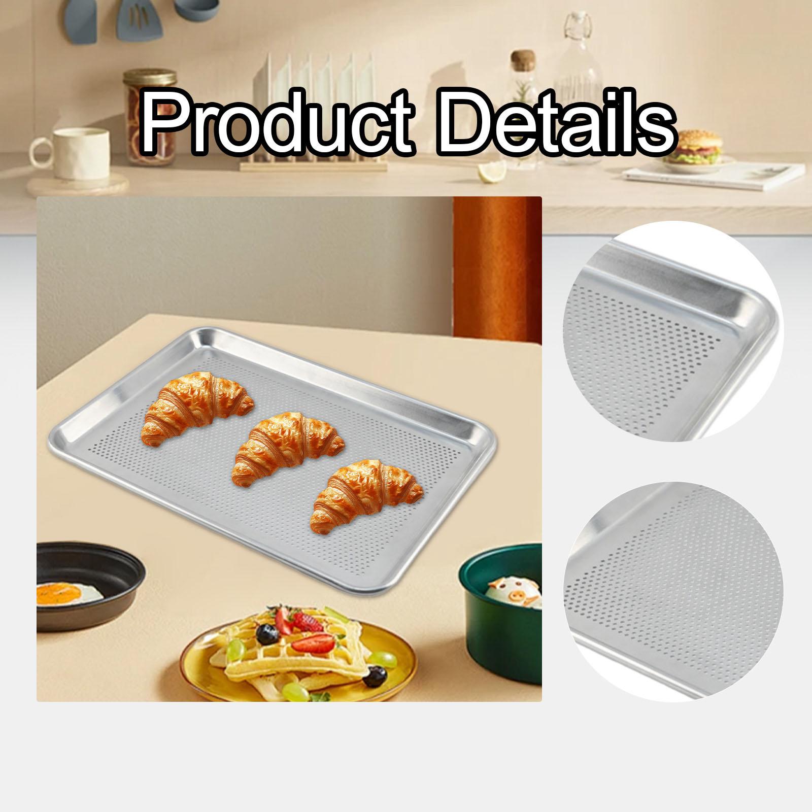 Perforated Baking Sheet Pan Versatile Cookie Sheet for Restaurant Home Party