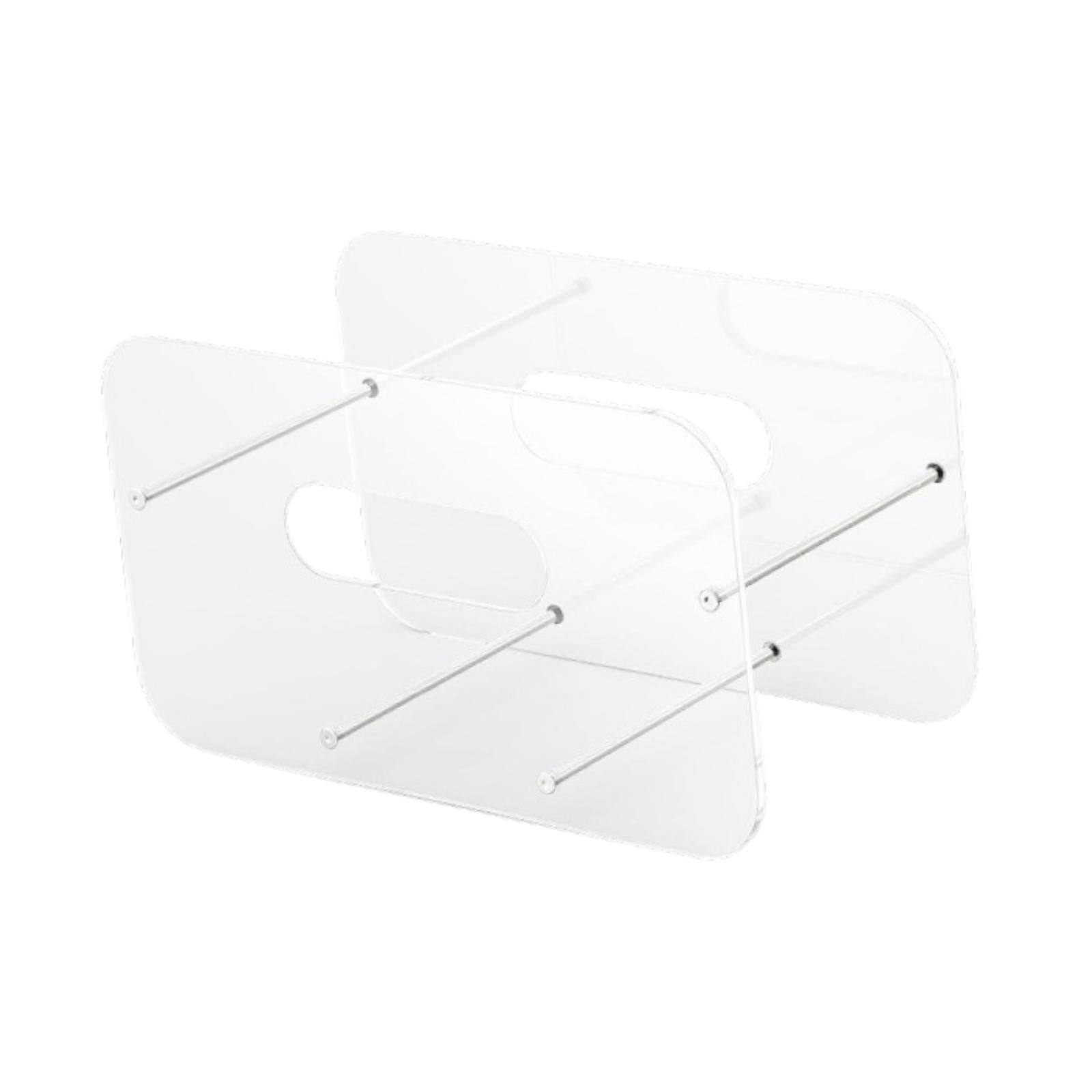 Paper Plate Dispenser Modern Clear Plates Storage for Dining Room RV Outdoor