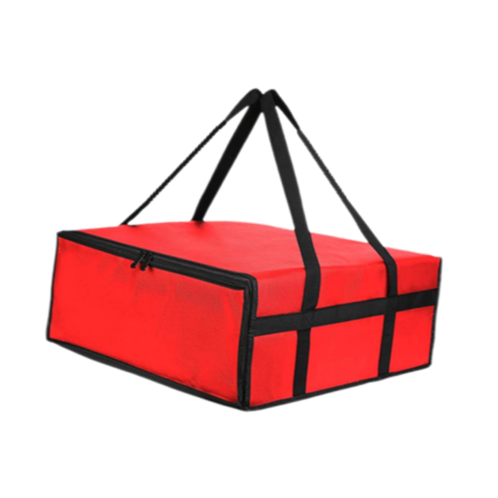 Insulated Pizza Delivery Bag for Delivery Grocery Bag for Personal Pizzerias 50cmx50cmx20.5cm