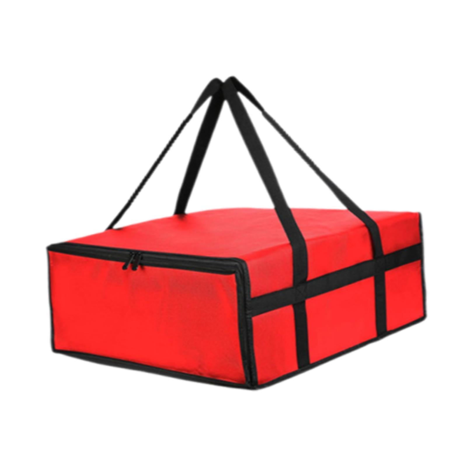 Insulated Pizza Delivery Bag for Delivery Grocery Bag for Personal Pizzerias 50cmx50cmx20.5cm