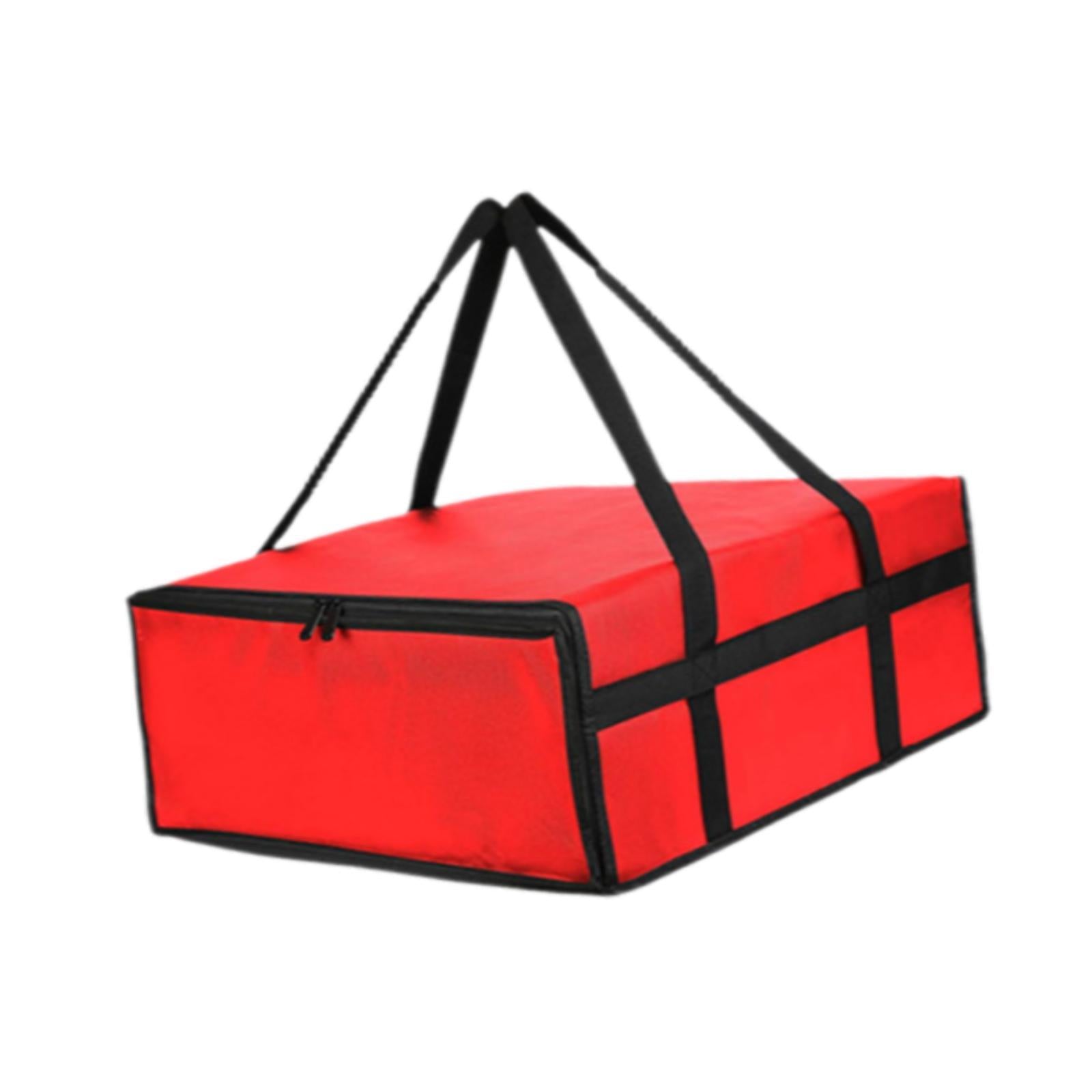 Insulated Pizza Delivery Bag for Delivery Grocery Bag for Personal Pizzerias 50cmx50cmx20.5cm